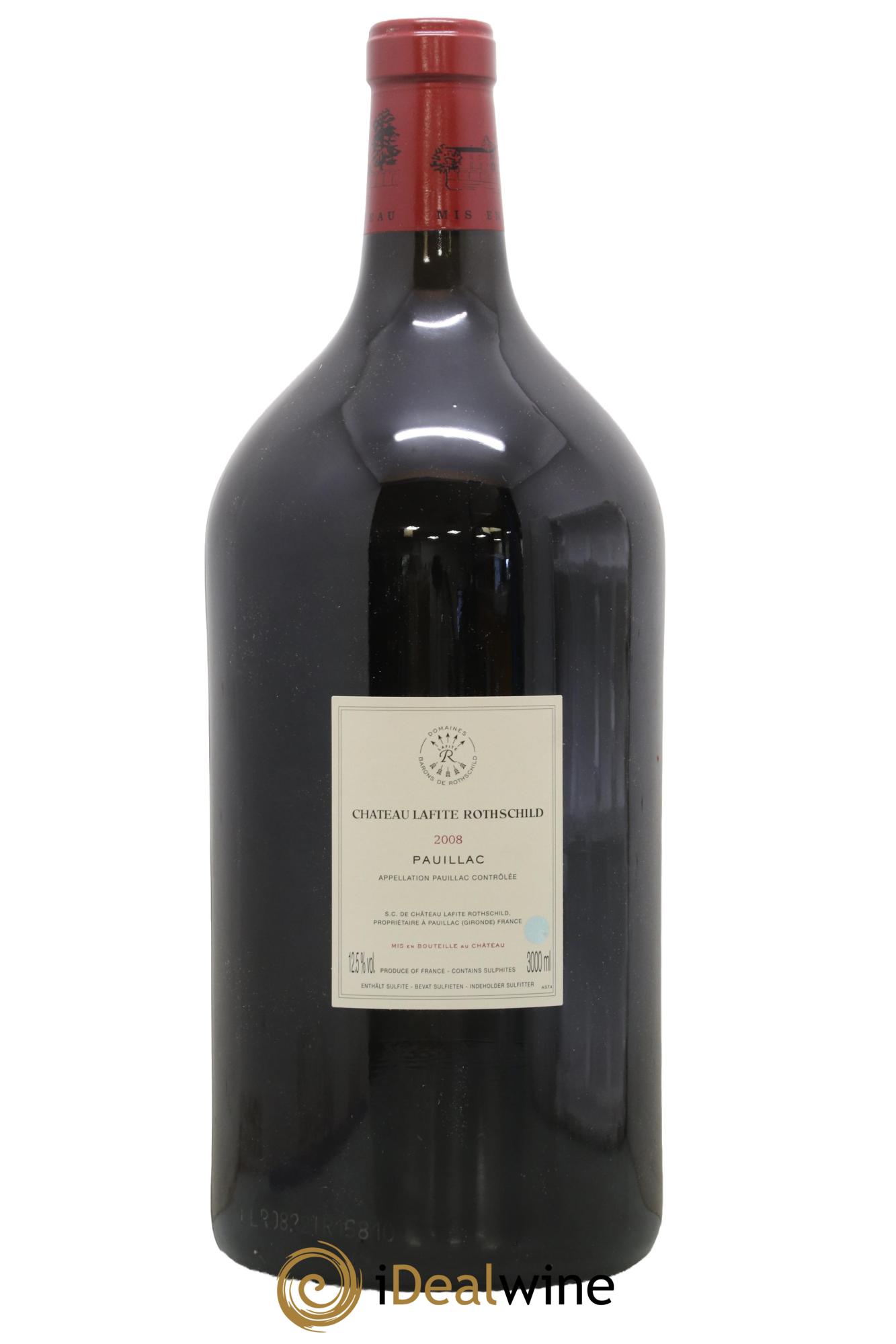 Château Lafite Rothschild 1er Grand Cru Classé 2008 - Lot de 1 double magnum - 1