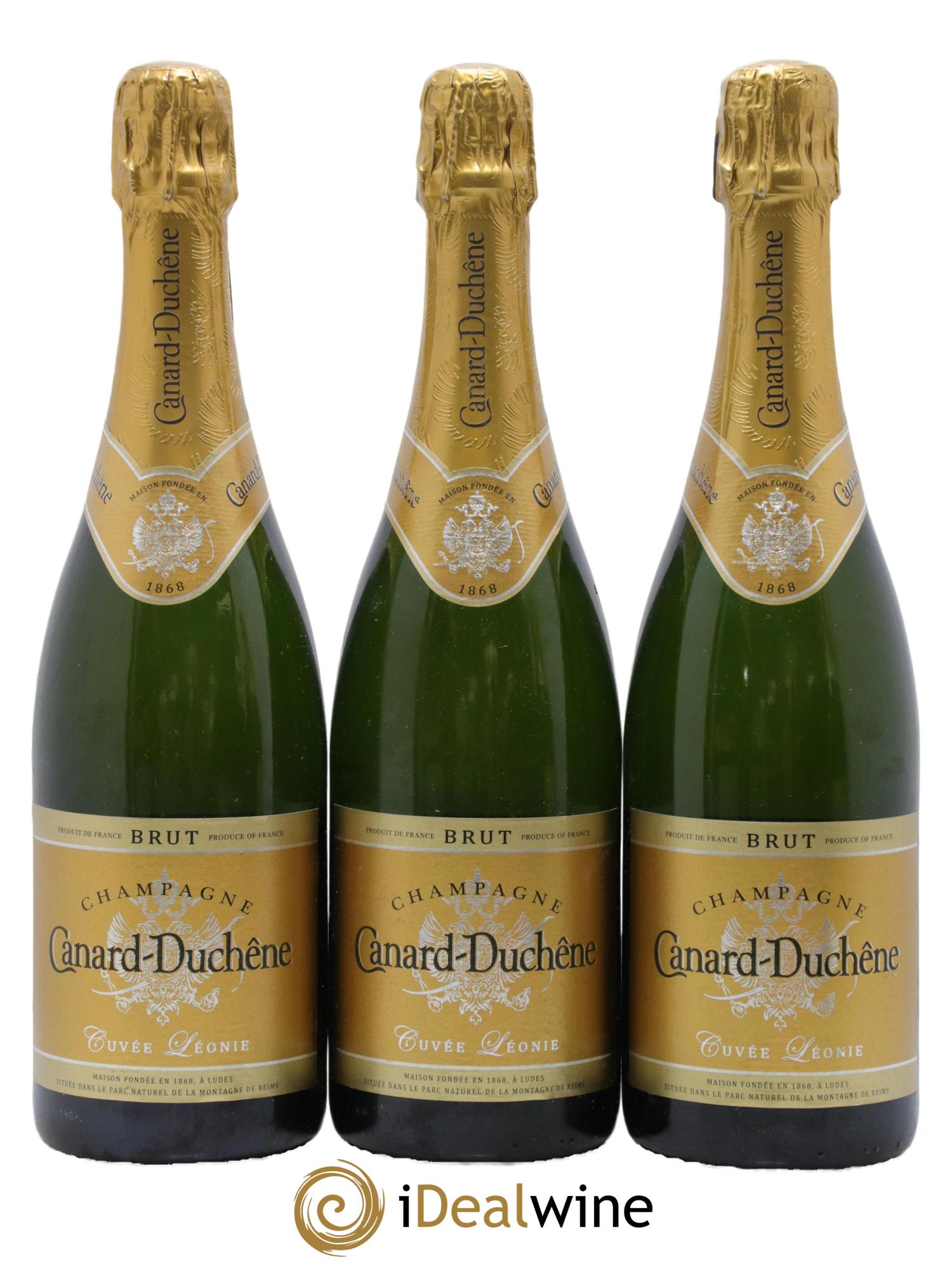 Champagne Cuvée Léonie Canard-Duchêne - Lot de 3 bouteilles - 0