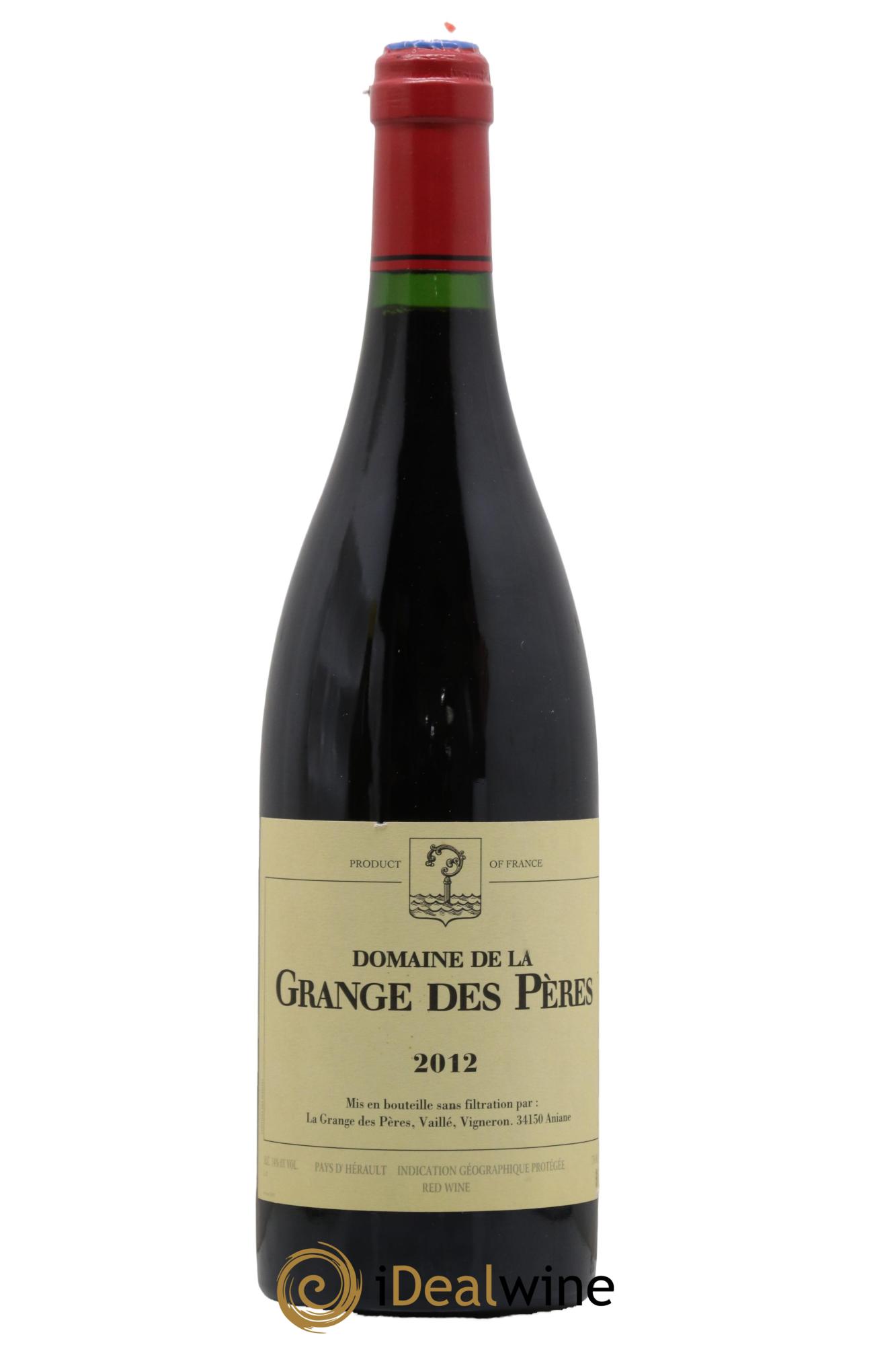 Pays d'Hérault Grange des Pères Laurent Vaillé 2012 - Lot de 1 bouteille - 0