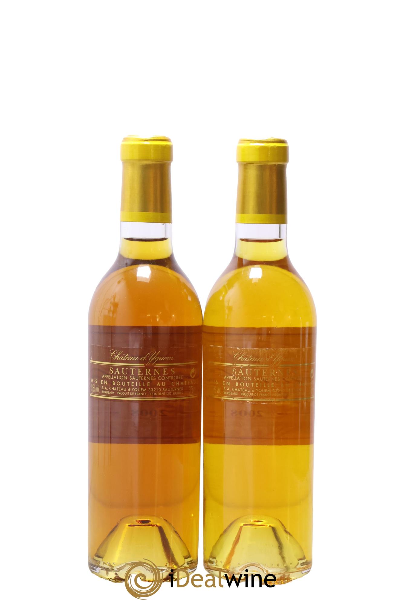 Château d' Yquem 1er Cru Classé Supérieur 2008 - Posten von 2 Demi-Flaschen - 1