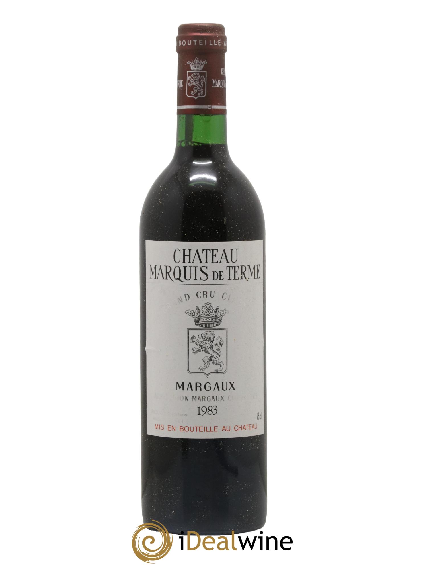 Château Marquis de Terme 4ème Grand Cru Classé 1983 - Lotto di 1 bottiglia - 0