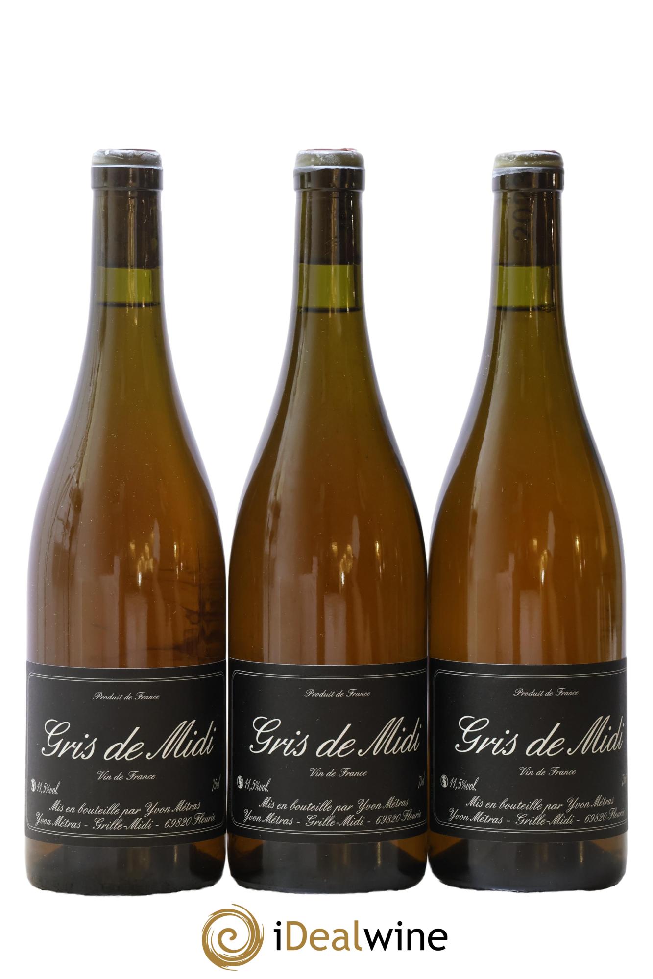Beaujolais Gris de Midi Yvon Metras 2023 - Lot de 3 bouteilles - 0