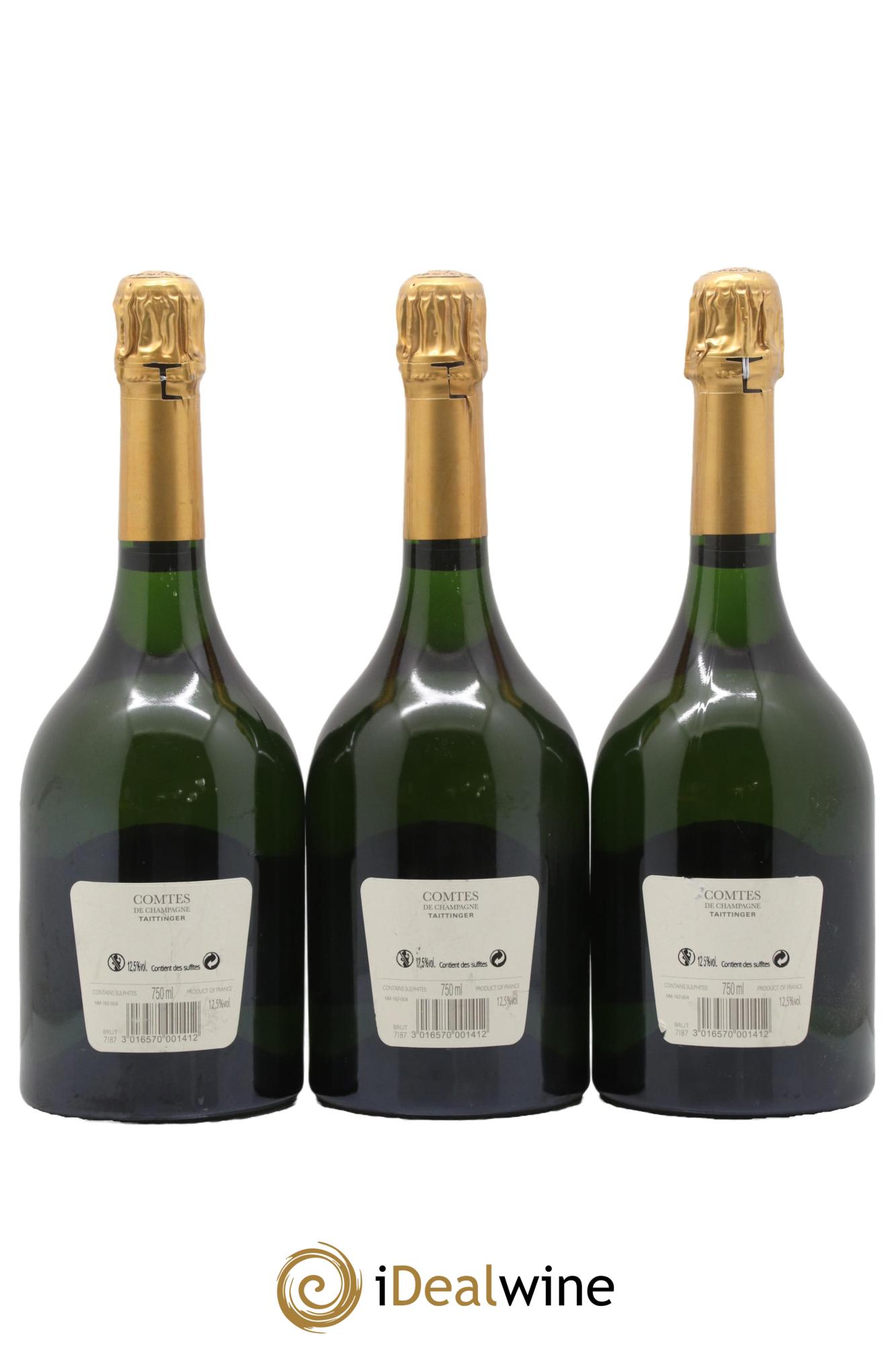 Comtes de Champagne Taittinger 2007 - Lot de 3 bouteilles - 1