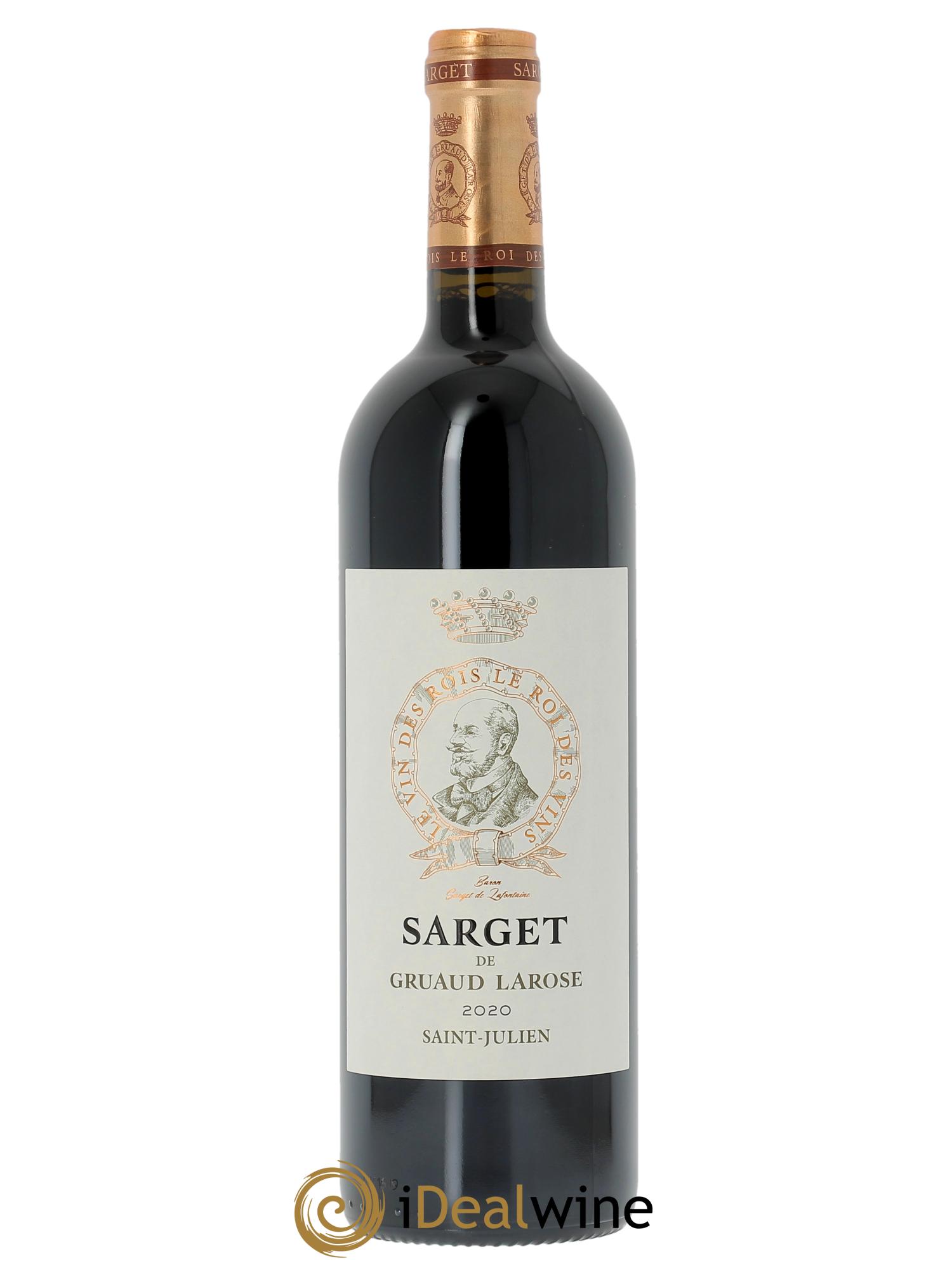 Sarget de Gruaud Larose Second Vin 2020 - Posten von 1 Flasche - 0
