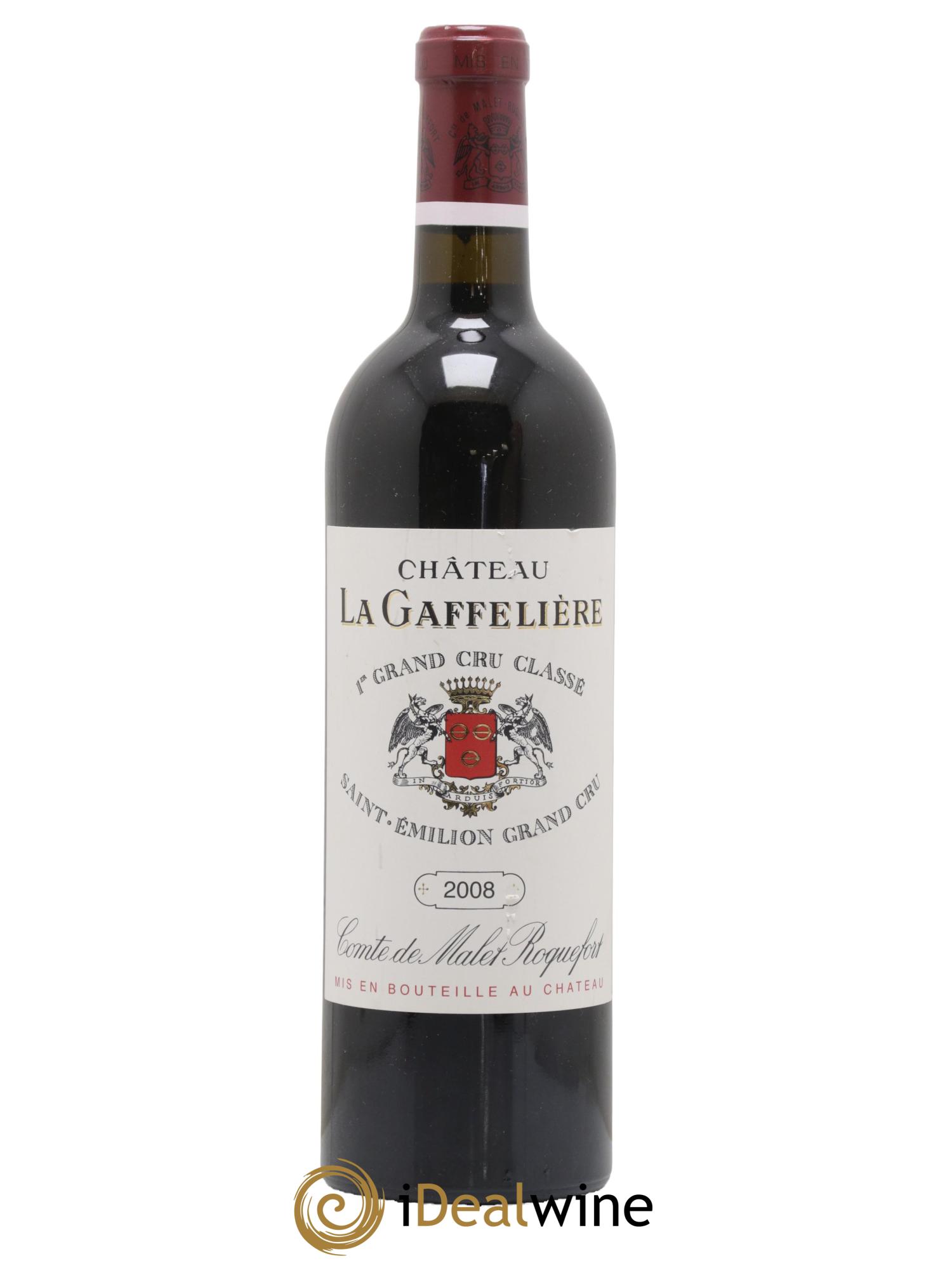 Château la Gaffelière 1er Grand Cru Classé B 2008 - Lot de 1 bouteille - 0