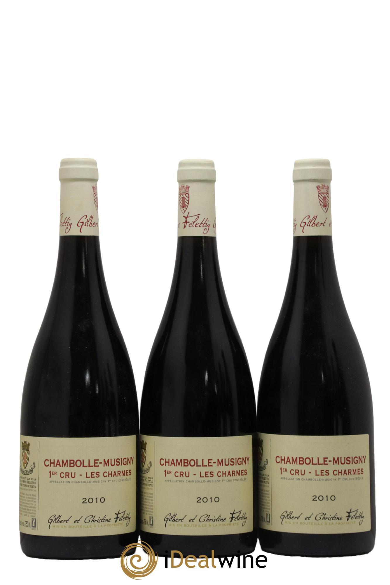 Chambolle-Musigny 1er Cru Les Charmes Felettig (Domaine) 2010 - Lot de 3 bouteilles - 0
