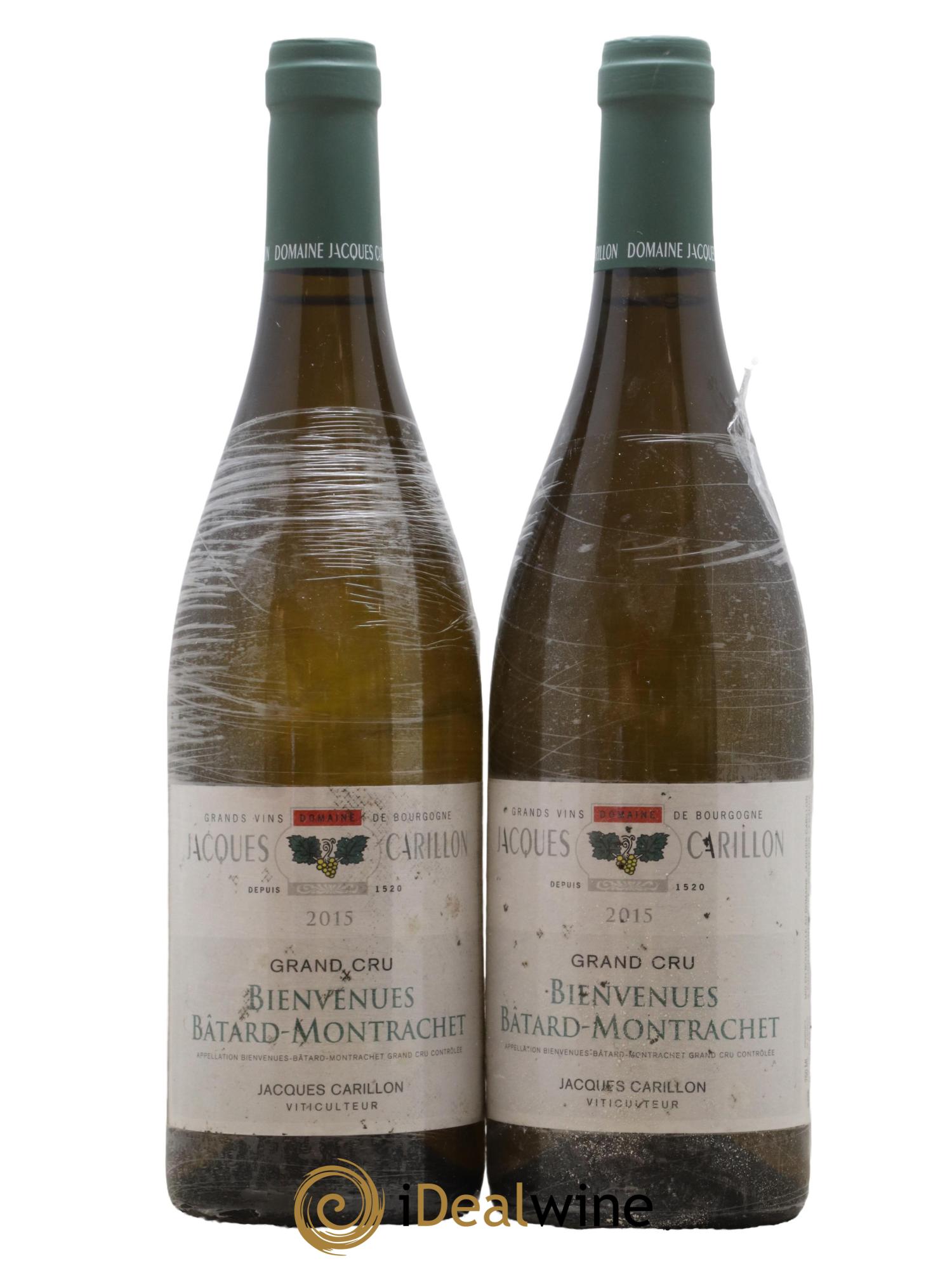 Bienvenues-Bâtard-Montrachet Grand Cru Jacques Carillon (Domaine) 2015 - Lot de 2 bouteilles - 0