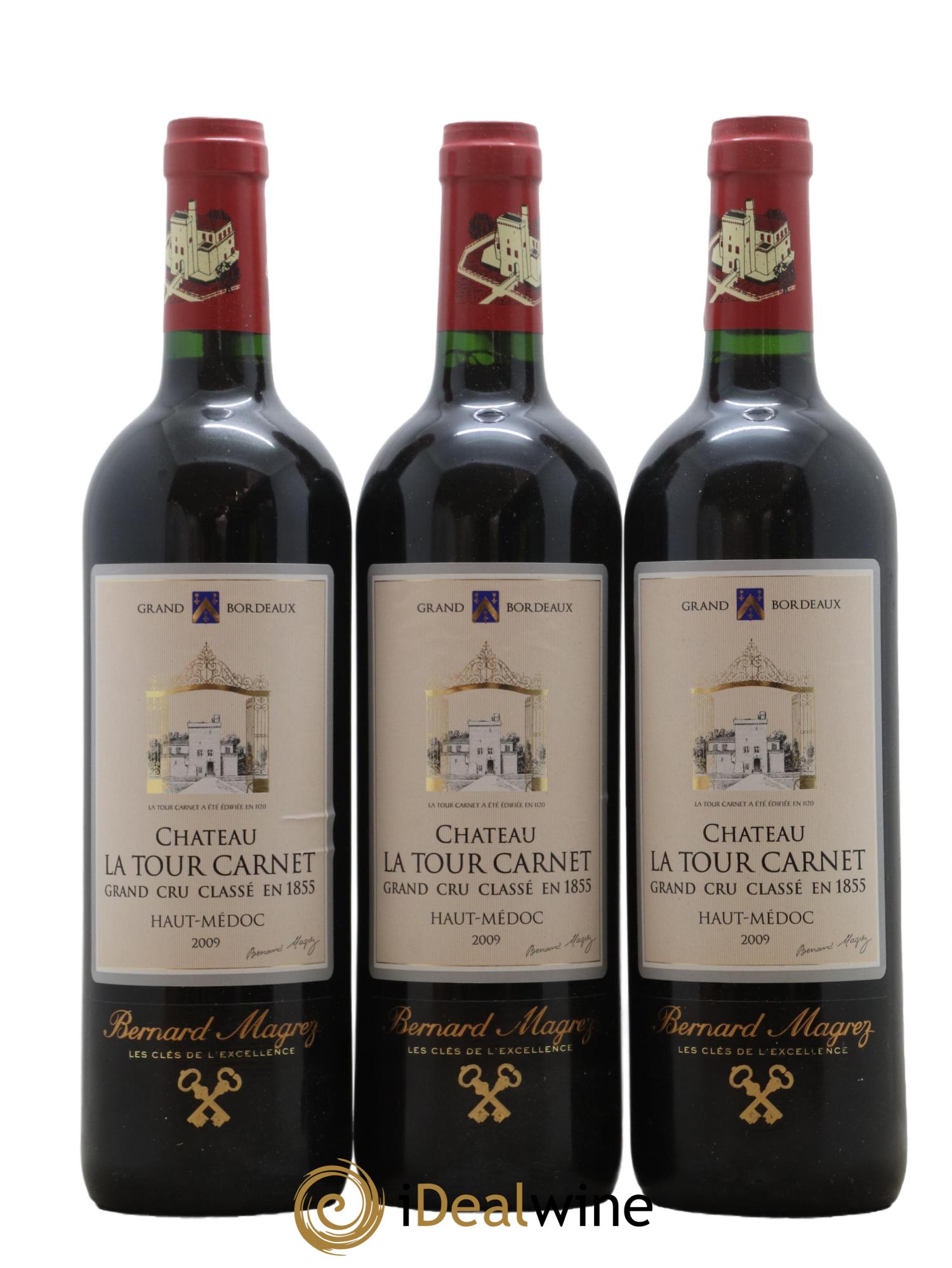 Château la Tour Carnet 4ème Grand Cru Classé 2009 - Lot de 6 bouteilles - 2
