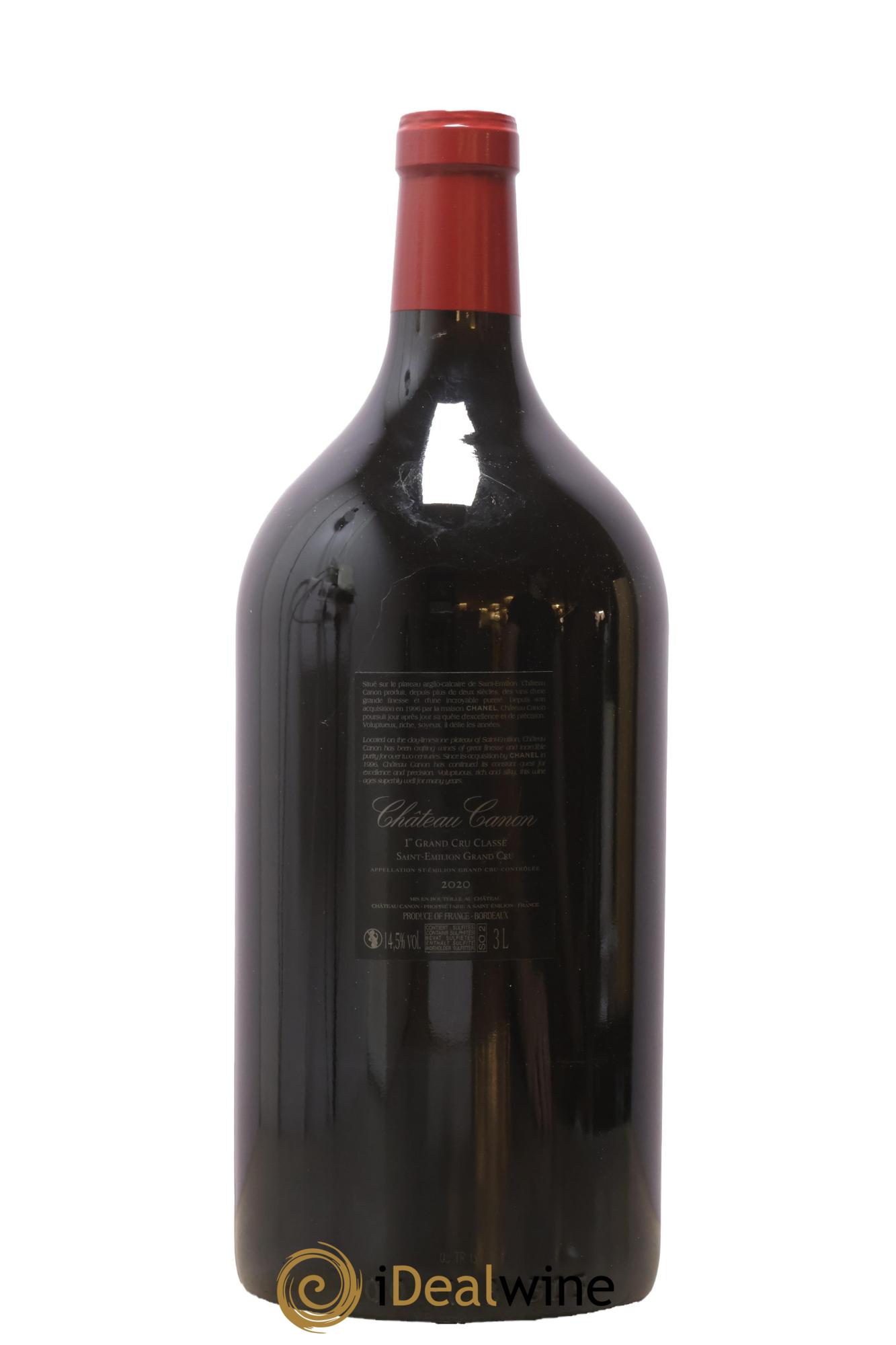 Château Canon 1er Grand Cru Classé B 2020 - Lot de 1 double magnum - 2