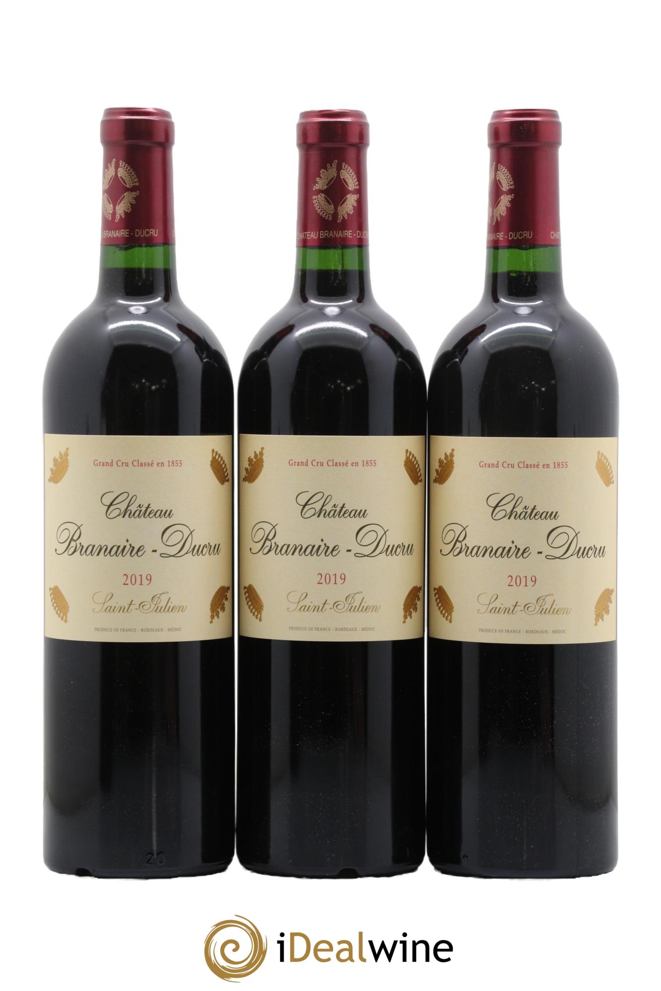 Château Branaire Ducru 4ème Grand Cru Classé 2019 - Lotto di 12 bottiglie - 3
