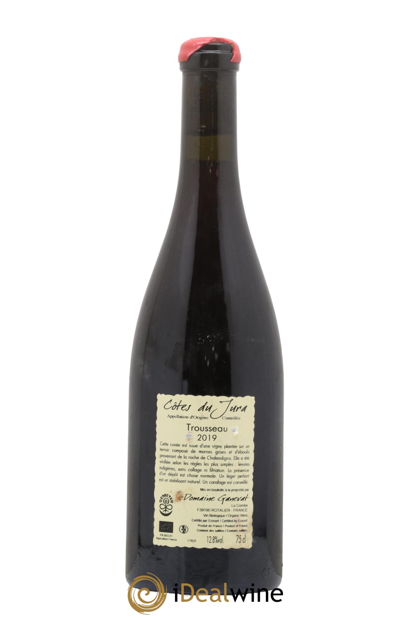 Côtes du Jura Plein Sud Jean-François Ganevat (Domaine) 2019 - Lot de 1 bouteille - 1