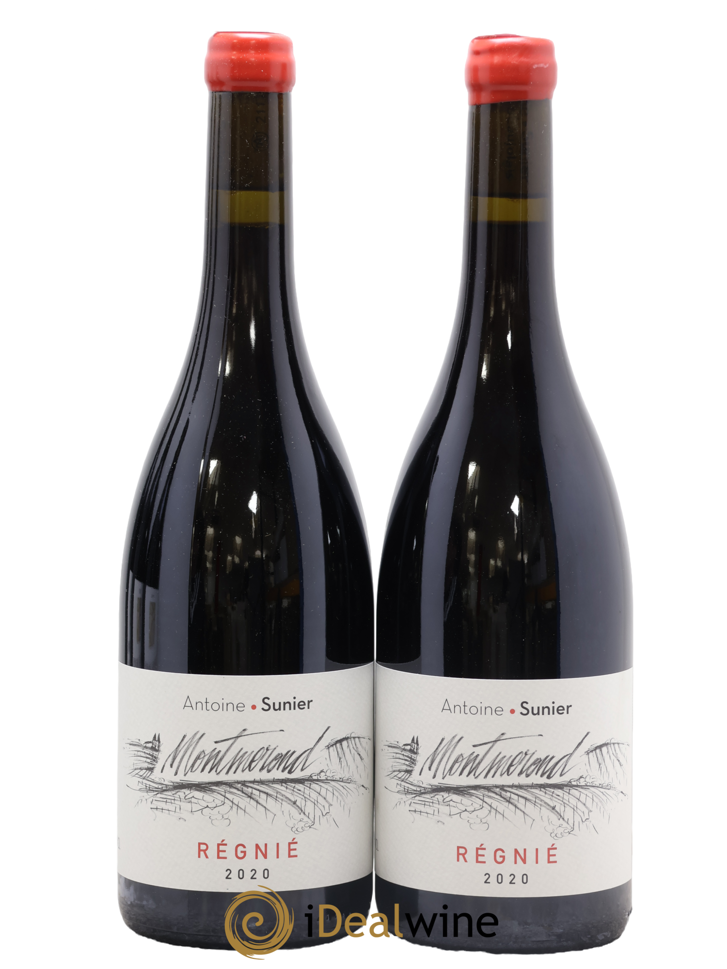 Régnié Cuvée Montmerond Antoine Sunier 2020 - Lot of 2 bottles - 0
