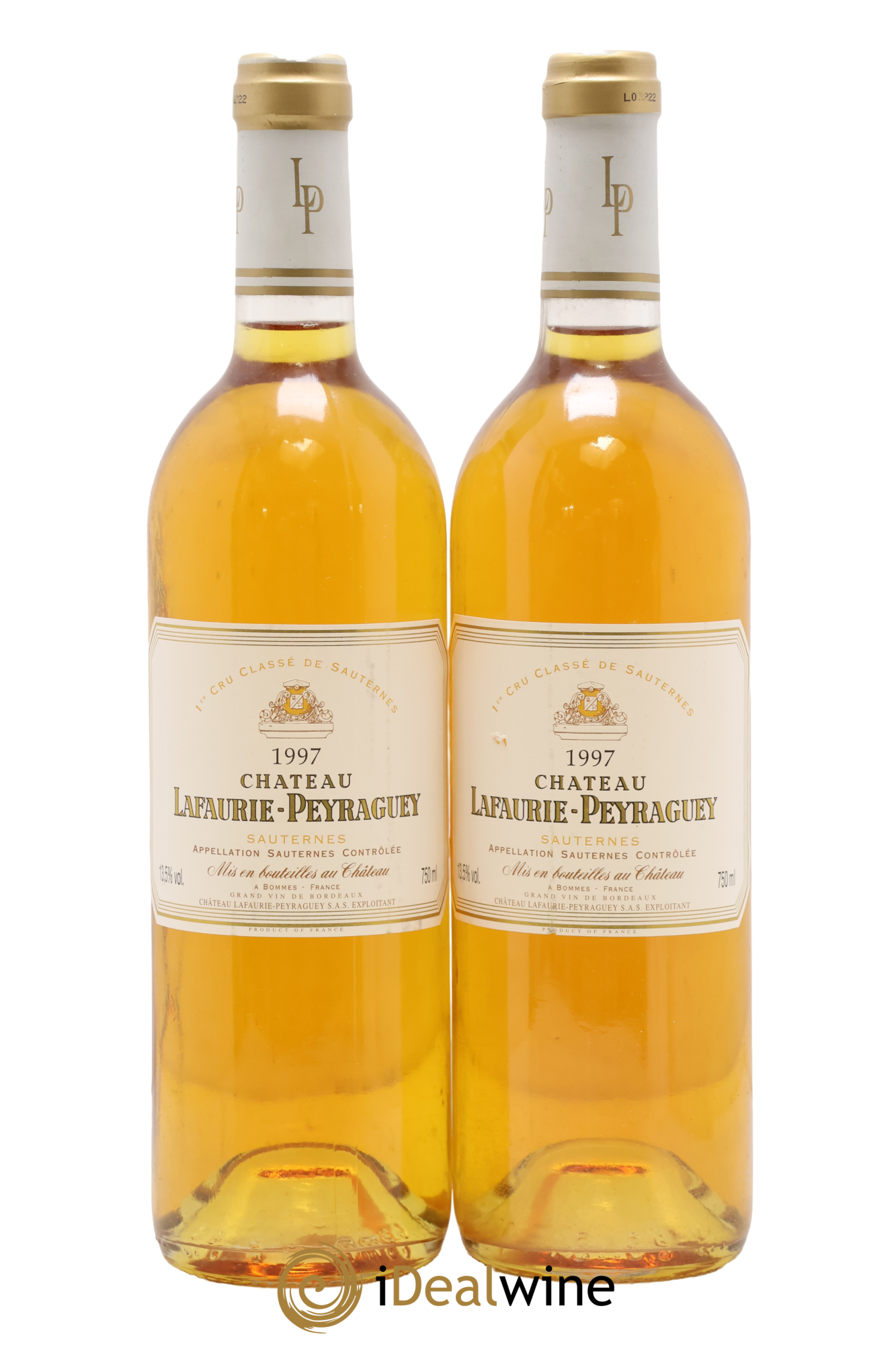 Château Lafaurie-Peyraguey 1er Grand Cru Classé 1997 - Posten von 2 Flaschen - 0