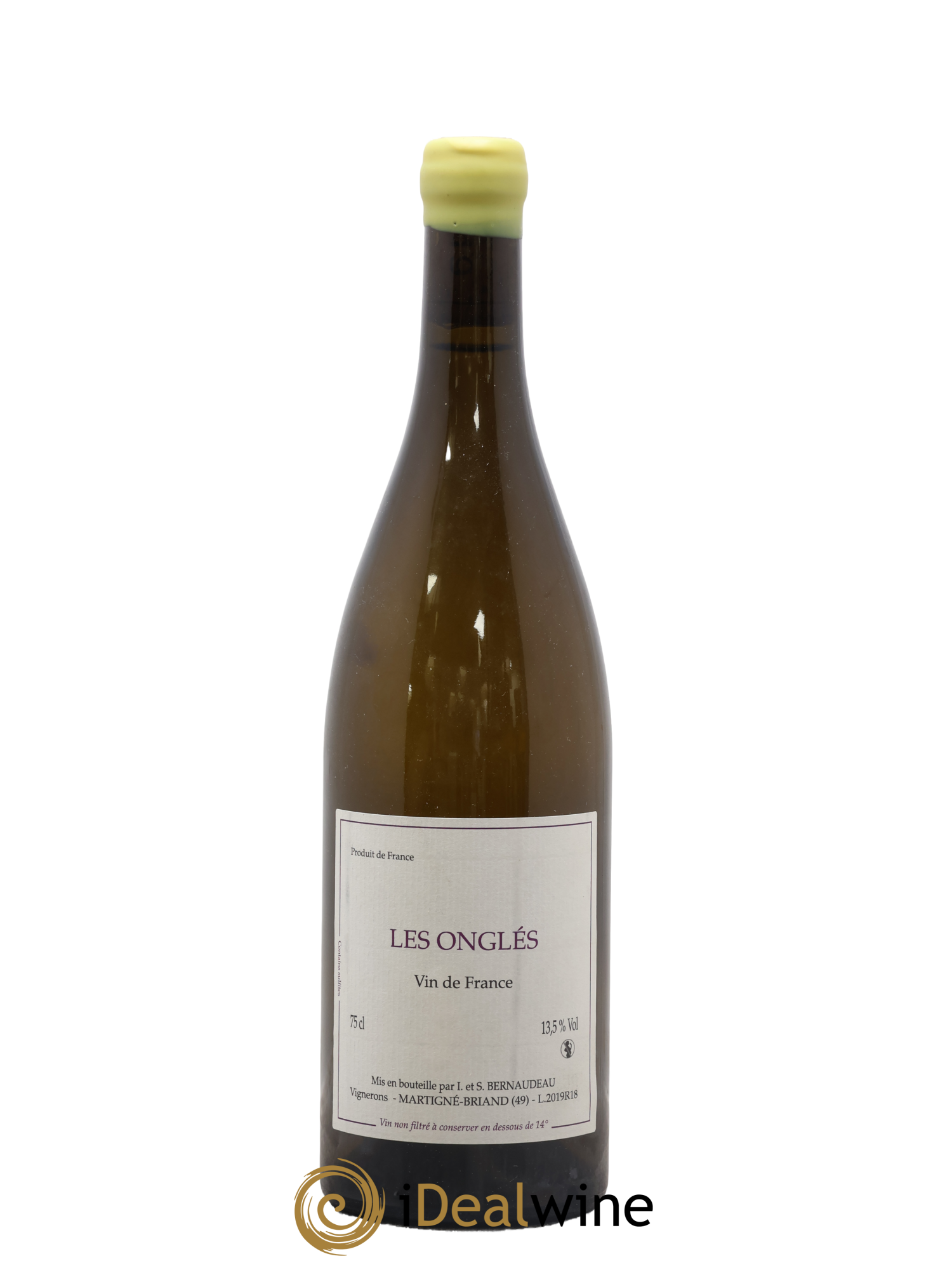 Vin de France Les Onglés Stéphane Bernaudeau 2019 - Lot of 1 bottle - 0