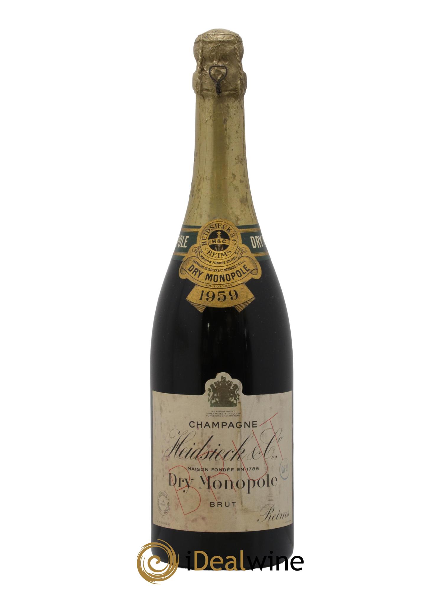 Dry Monopole Heidsieck & Co 1959 - Lot of 1 bottle - 0