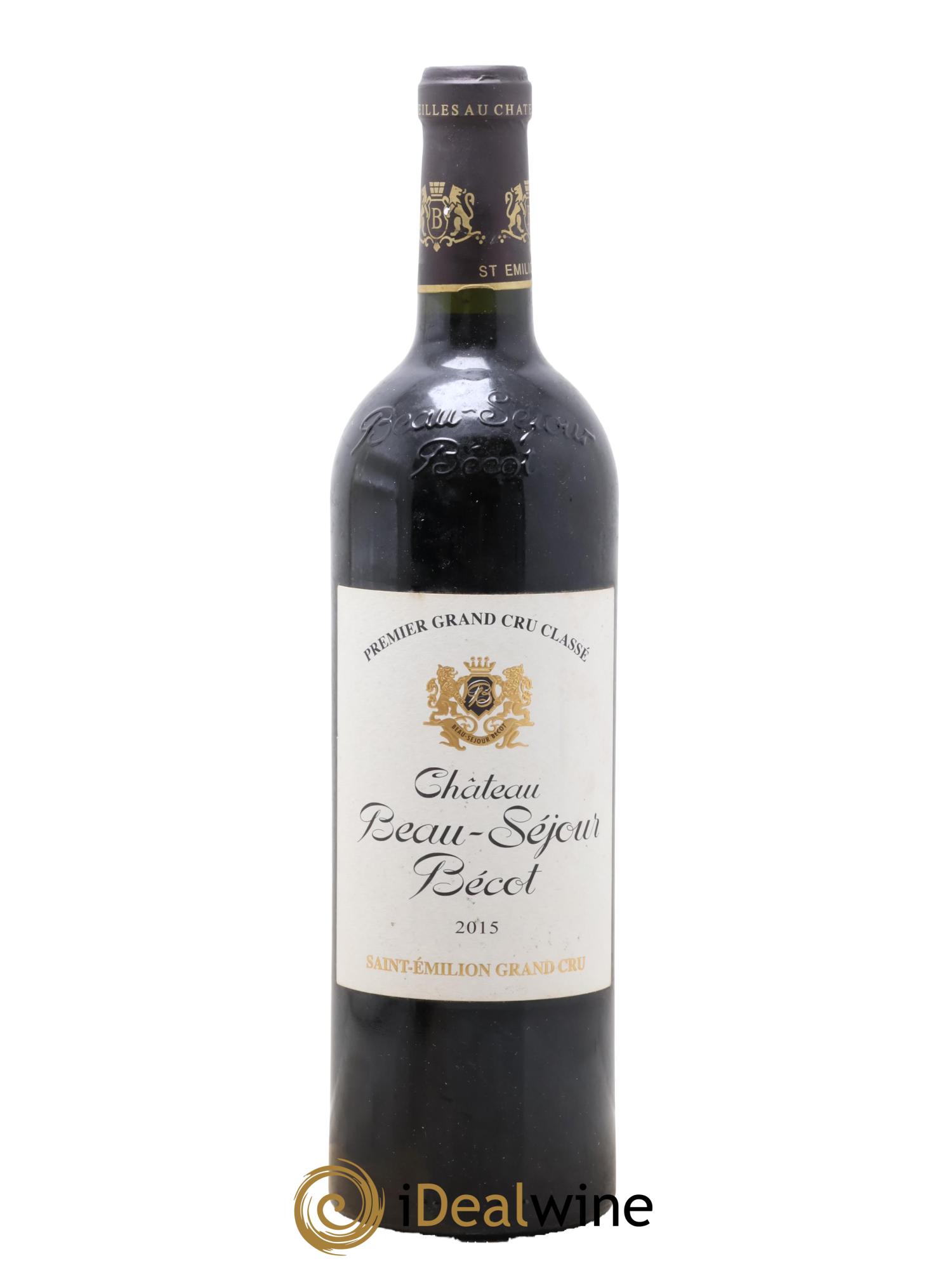 Château Beau-Séjour Bécot 1er Grand Cru Classé B 2015 - Lot de 1 bouteille - 0