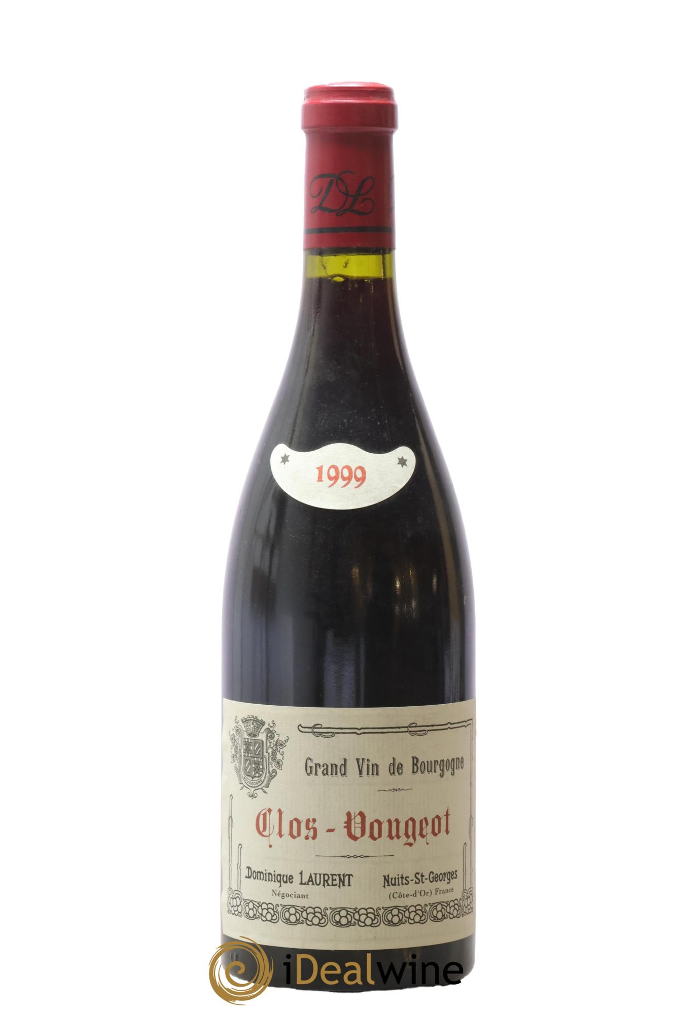 Clos de Vougeot Grand Cru Dominique Laurent 1999 - Lot de 1 bouteille - 0