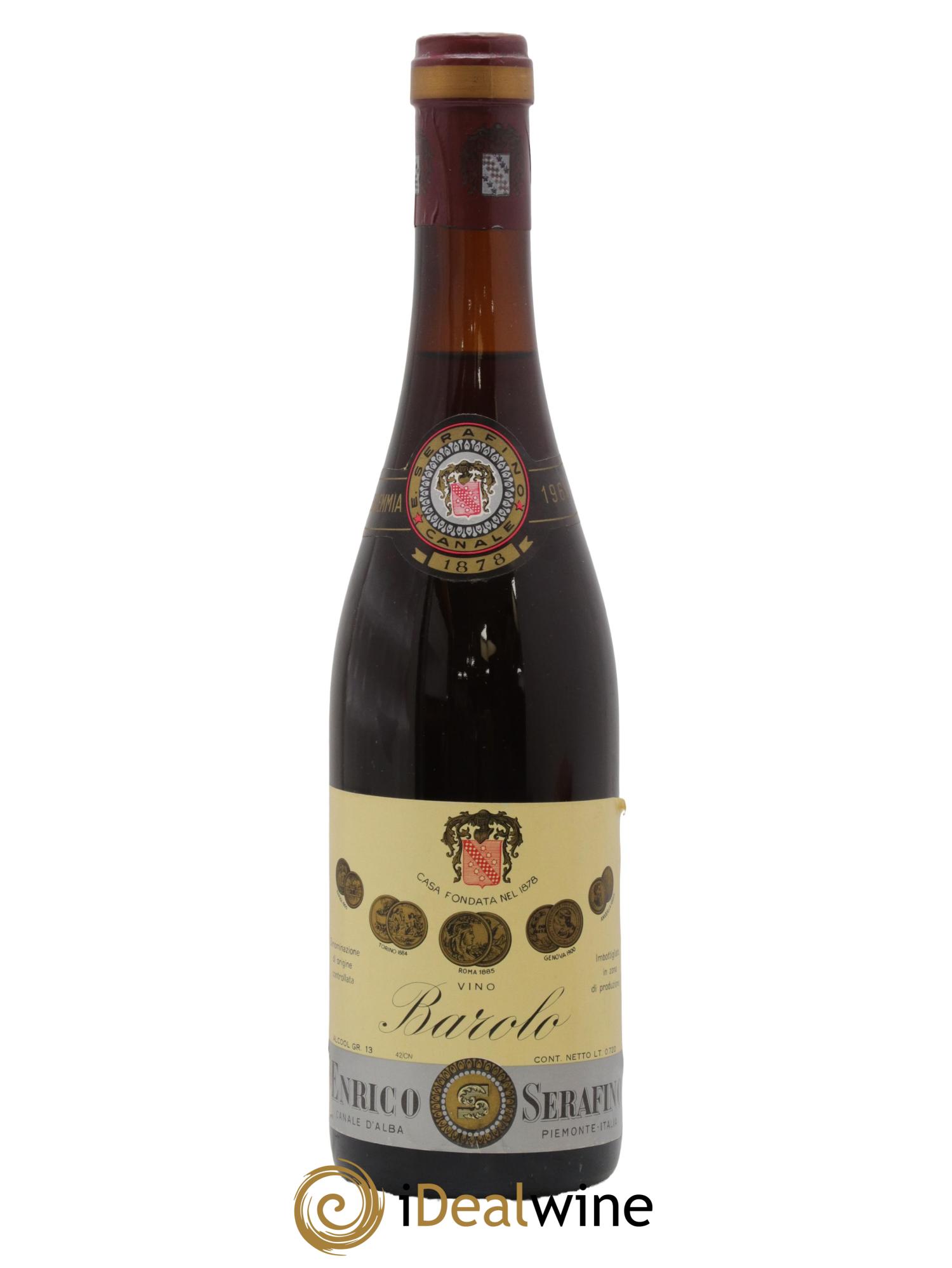 Barolo DOCG Serafino Enrico 1968 - Lot of 1 bottle - 0