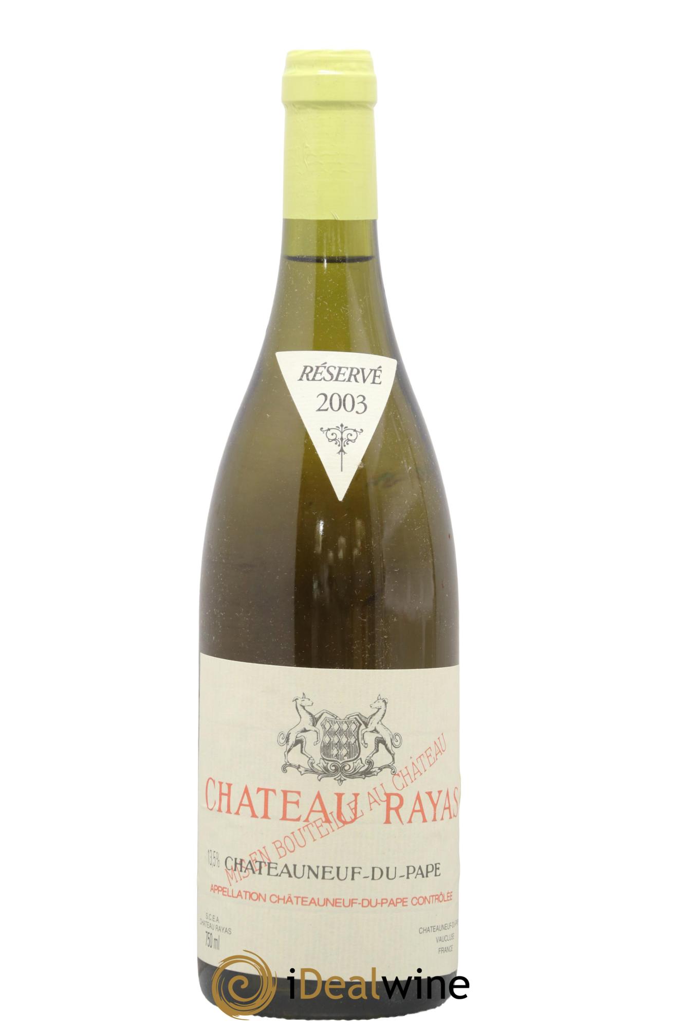 Châteauneuf-du-Pape Château Rayas Emmanuel Reynaud 2003 - Lotto di 1 bottiglia - 0