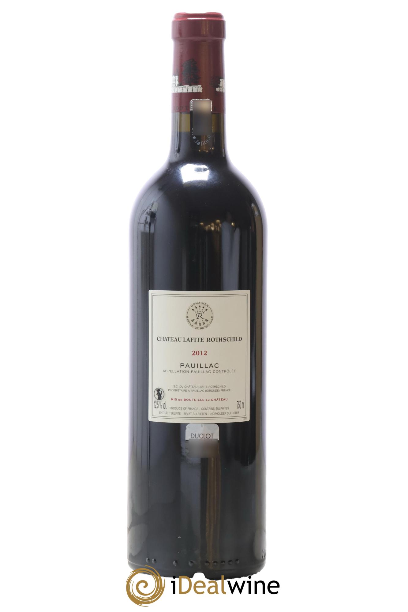 Château Lafite Rothschild 1er Grand Cru Classé 2012 - Lot of 1 bottle - 1