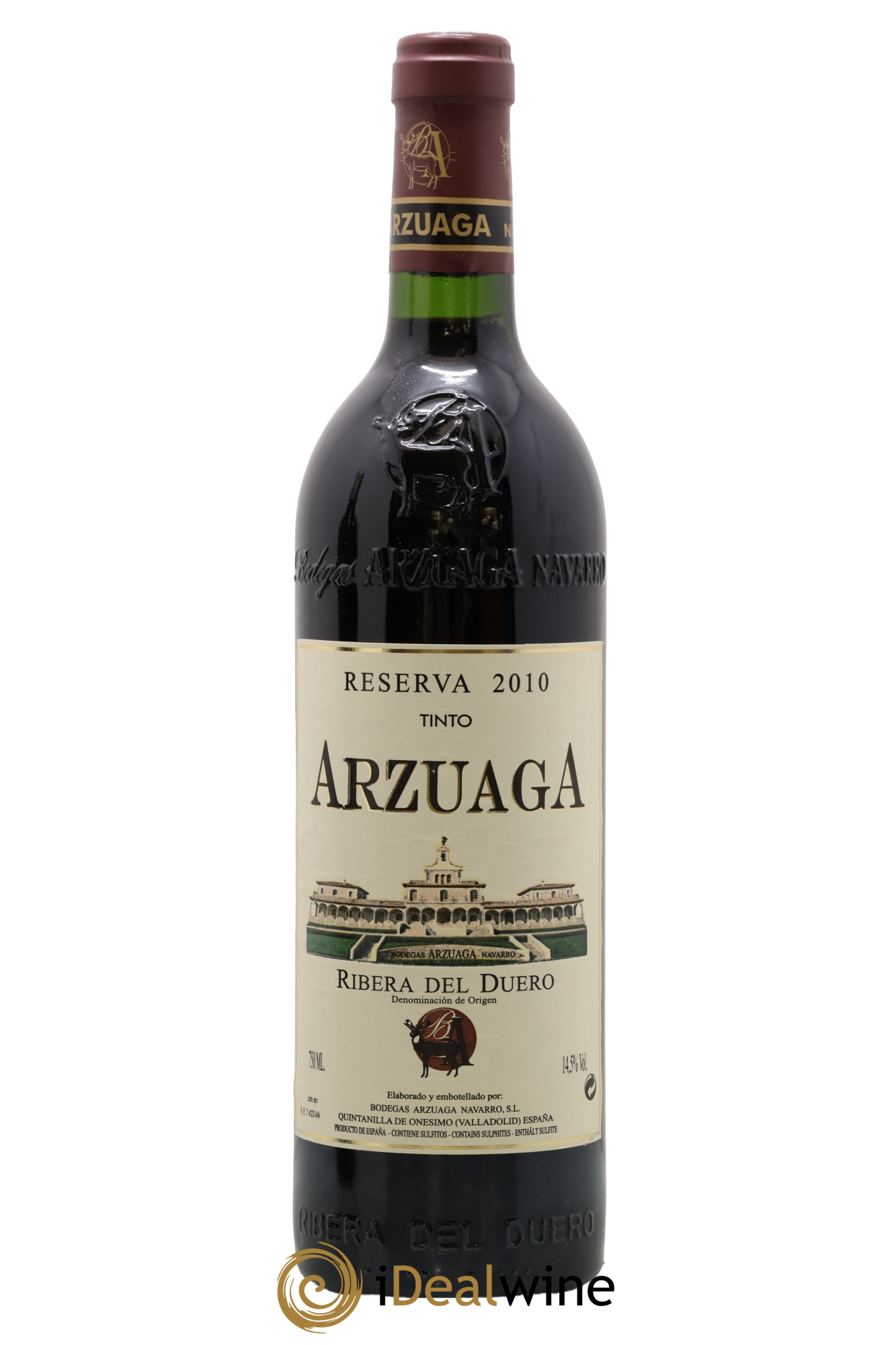 Ribera Del Duero DO Reserva Arzuaga 2010 - Lot of 1 bottle - 0