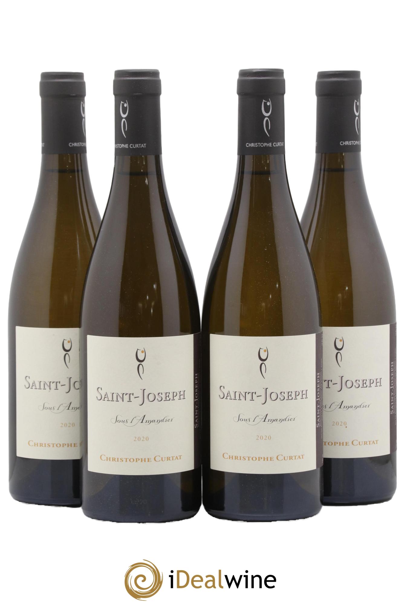 Saint-Joseph Sous l'Amandier Christophe Curtat (Domaine) 2020 - Lot of 4 bottles - 0