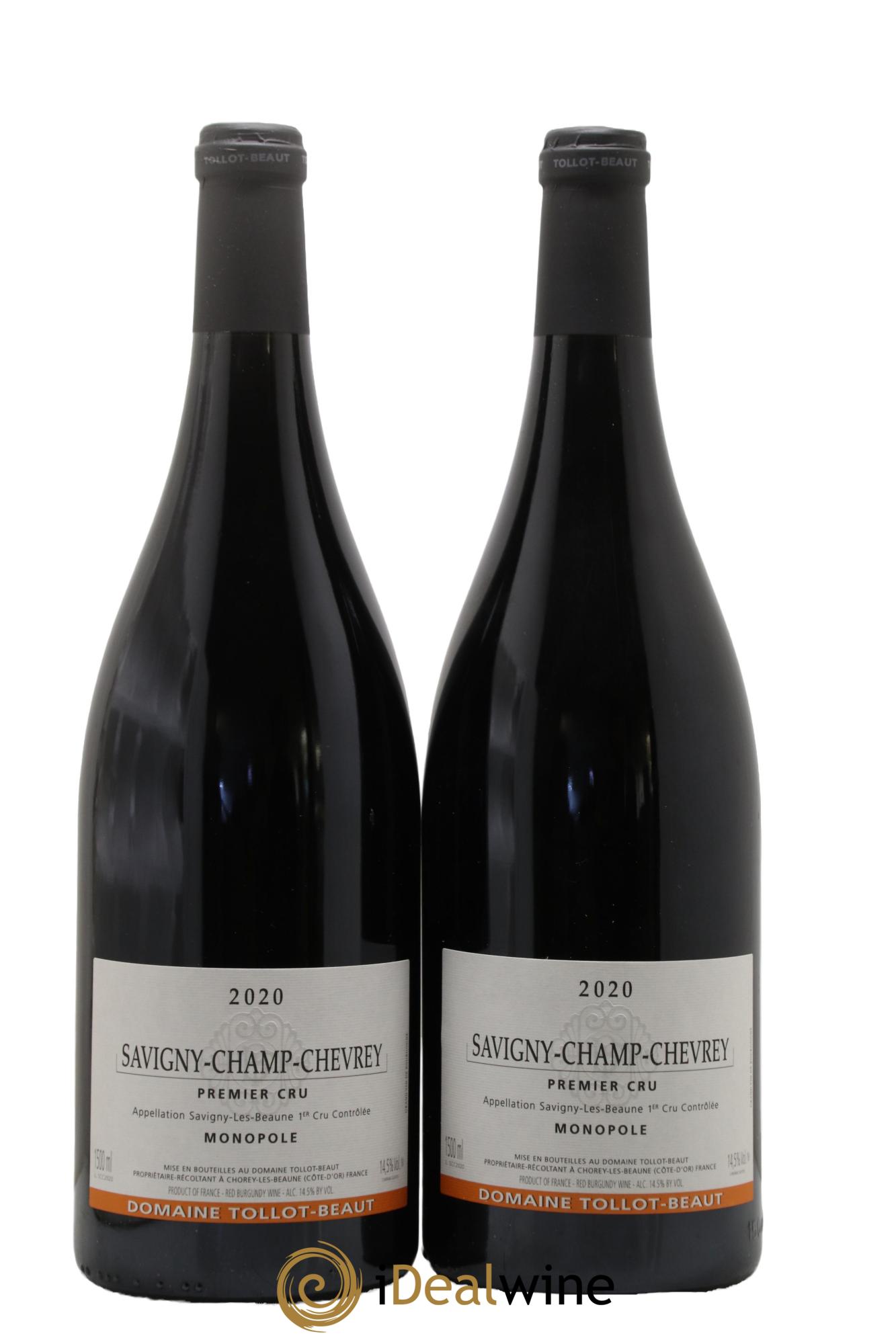 Savigny-lès-Beaune 1er Cru Champ-Chevrey Tollot Beaut (Domaine)  2020 - Lot de 2 magnums - 0