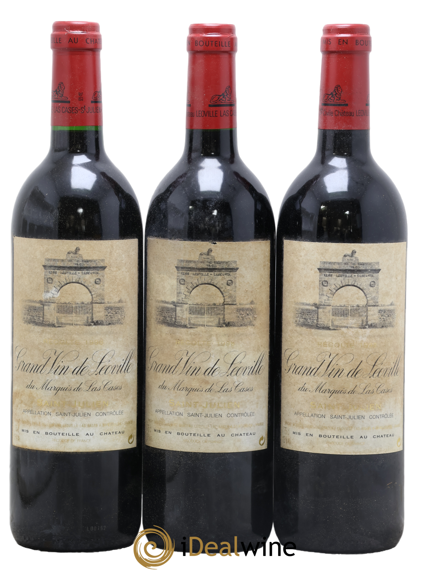 Château Léoville Las Cases 2ème Grand Cru Classé 1998 - Lot de 6 bouteilles - 2