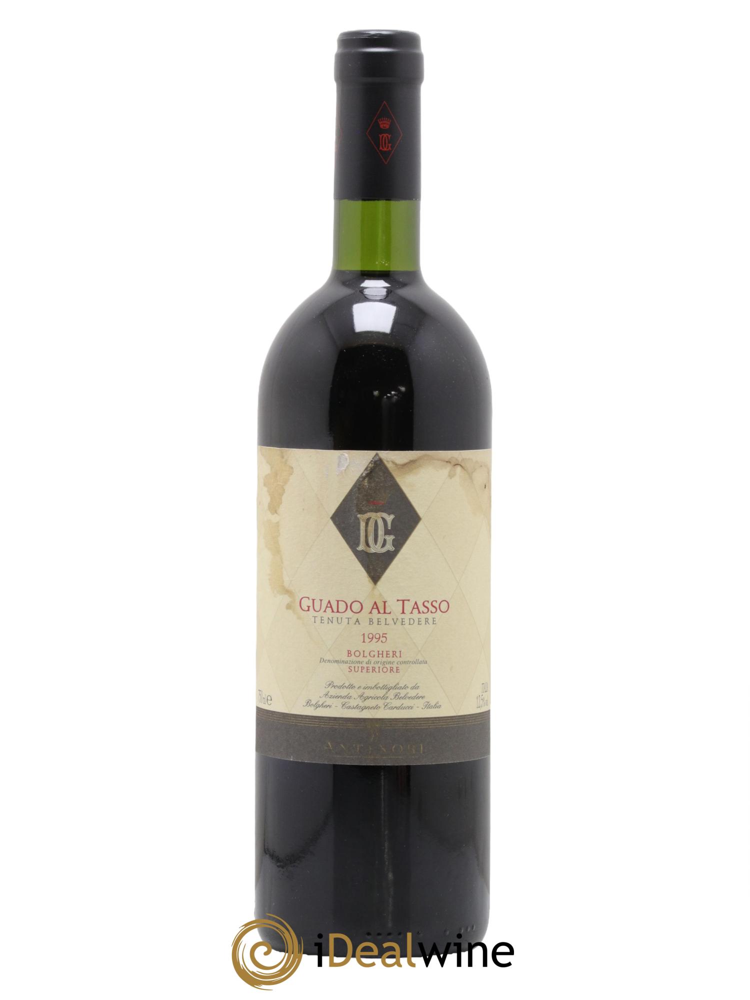 Bolgheri Superiore DOC Guado al Tasso Tenuta Guado al Tasso - Marchesi Antinori 1995 - Lot of 1 bottle - 0