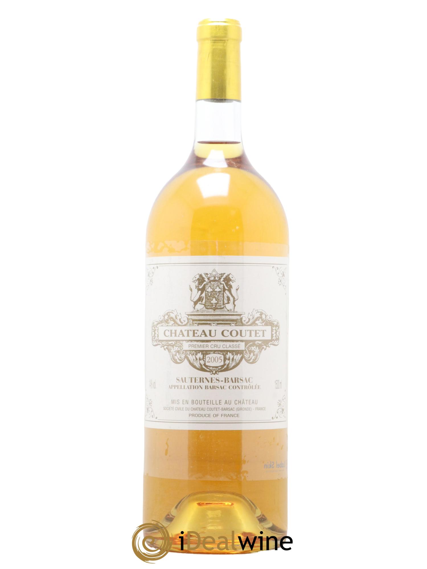 Château Coutet 1er Grand Cru Classé 2005 - Lotto di 1 magnum - 0
