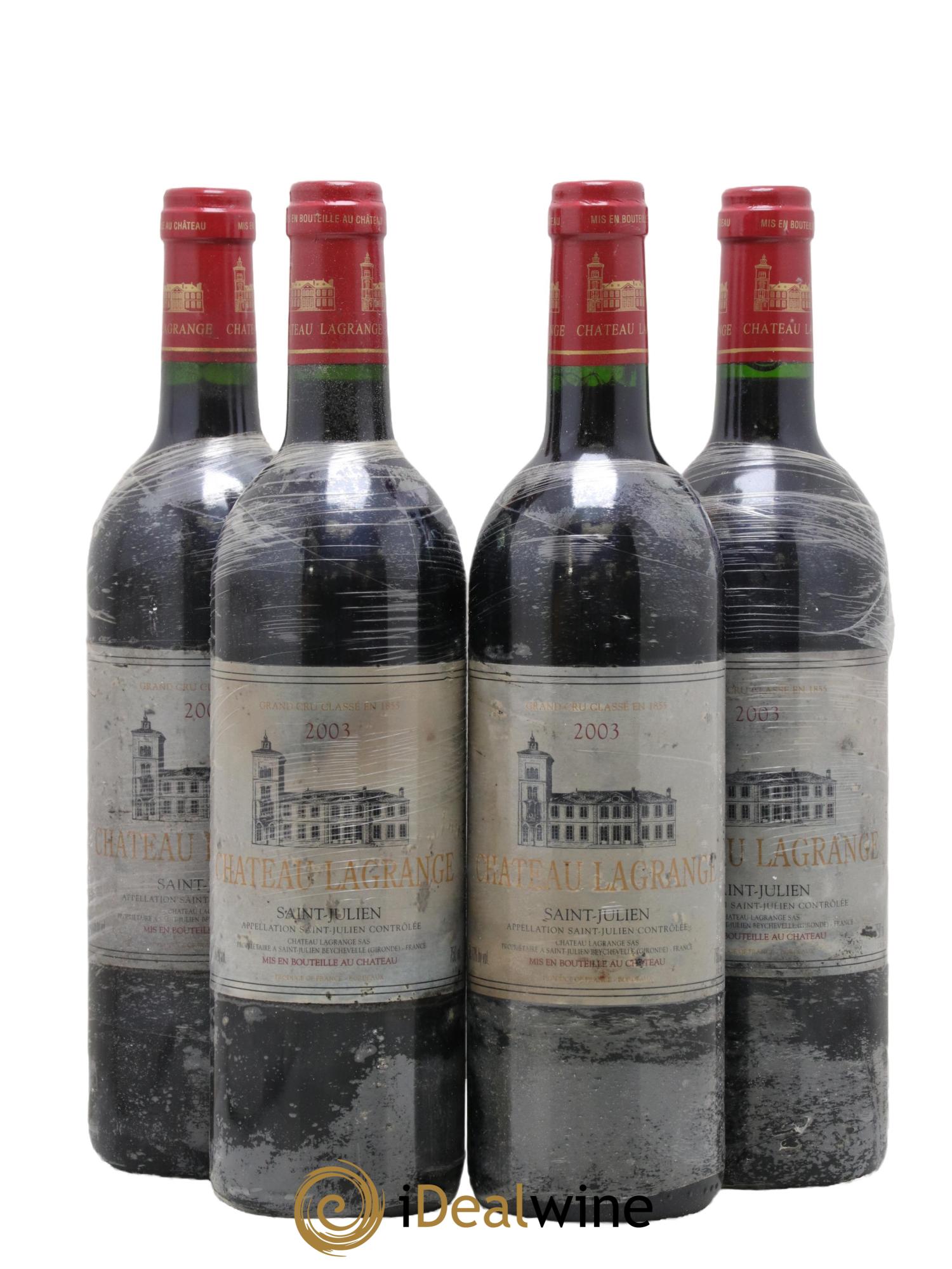 Château Lagrange 3ème Grand Cru Classé 2003 - Lot of 4 bottles - 0