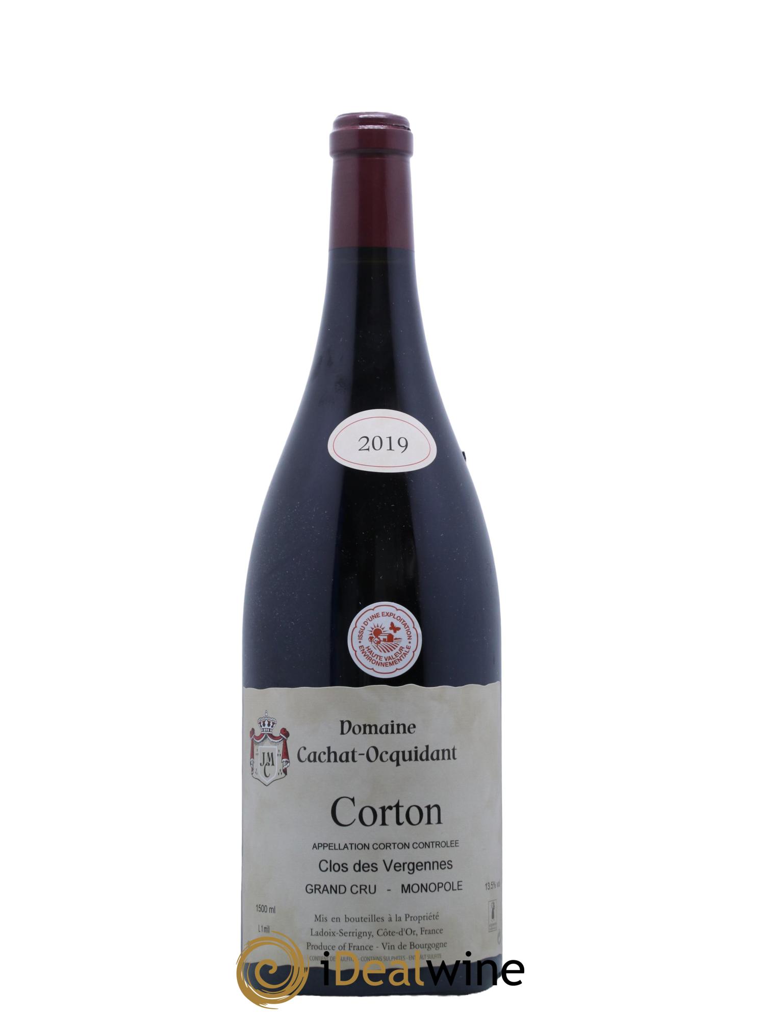 Corton Grand Cru Clos des Vergennes Cachat-Ocquidant 2019 - Lot de 1 magnum - 0