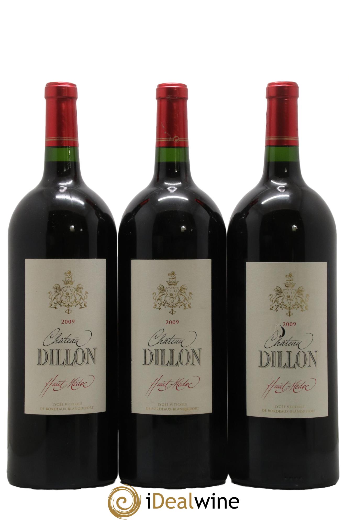 Château Dillon Cru Bourgeois 2009 - Lot de 3 magnums - 0