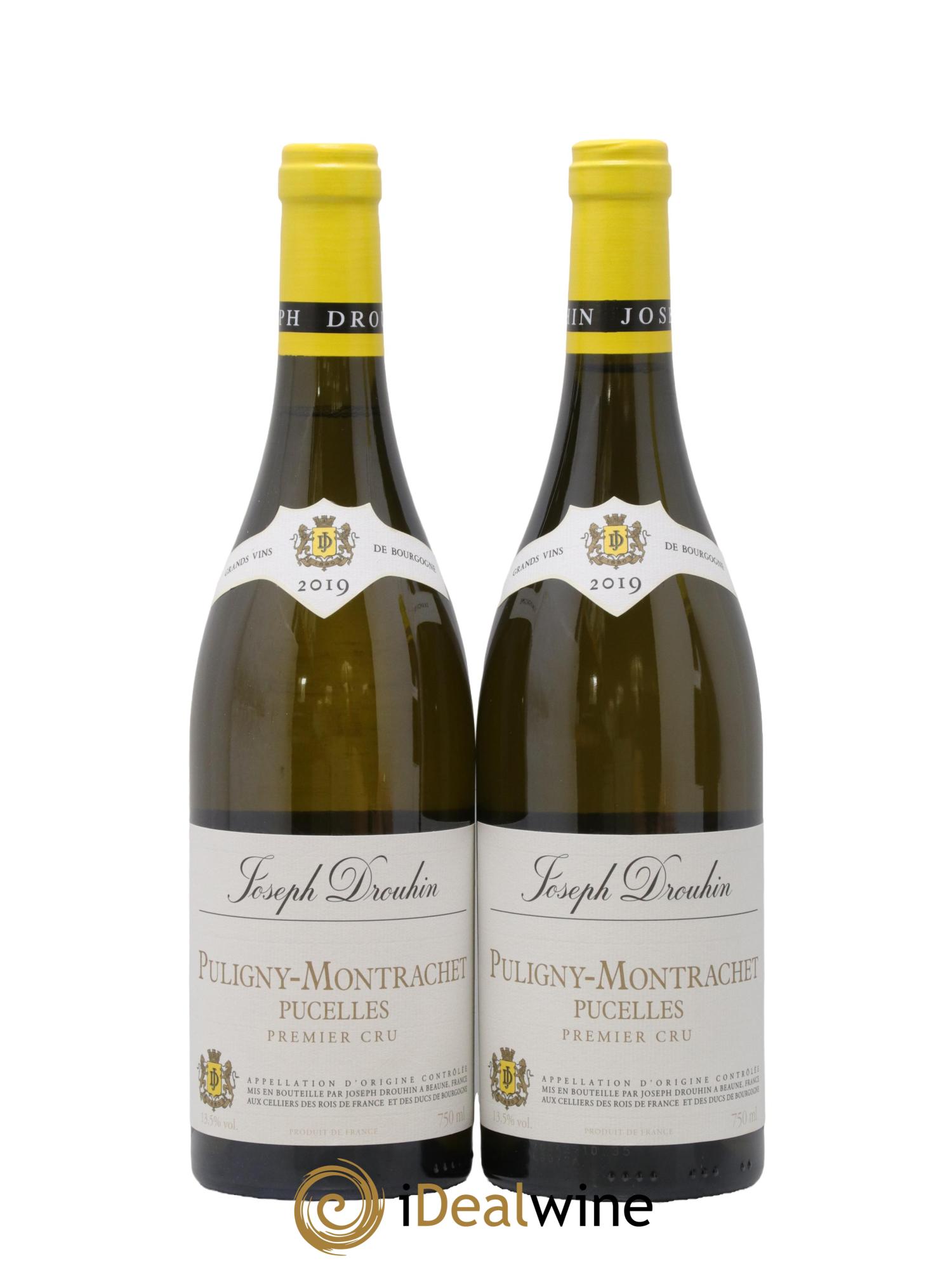 Puligny-Montrachet 1er Cru Les Pucelles Joseph Drouhin 2019 - Lot de 2 bouteilles - 0