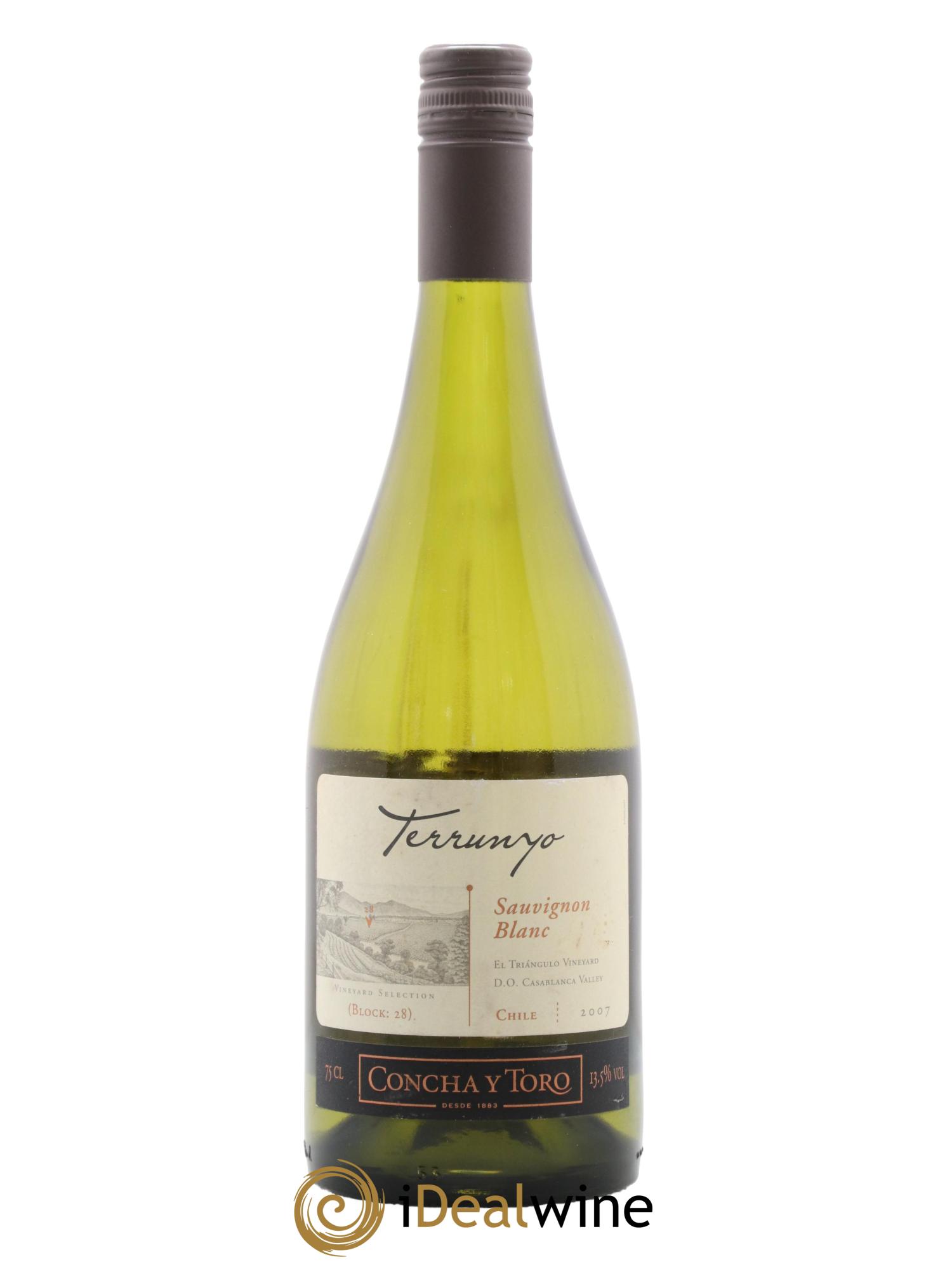 Chili Parcelle Block 28 Sauvignon blanc Domaine Terrunyo 2007 - Posten von 1 Flasche - 0