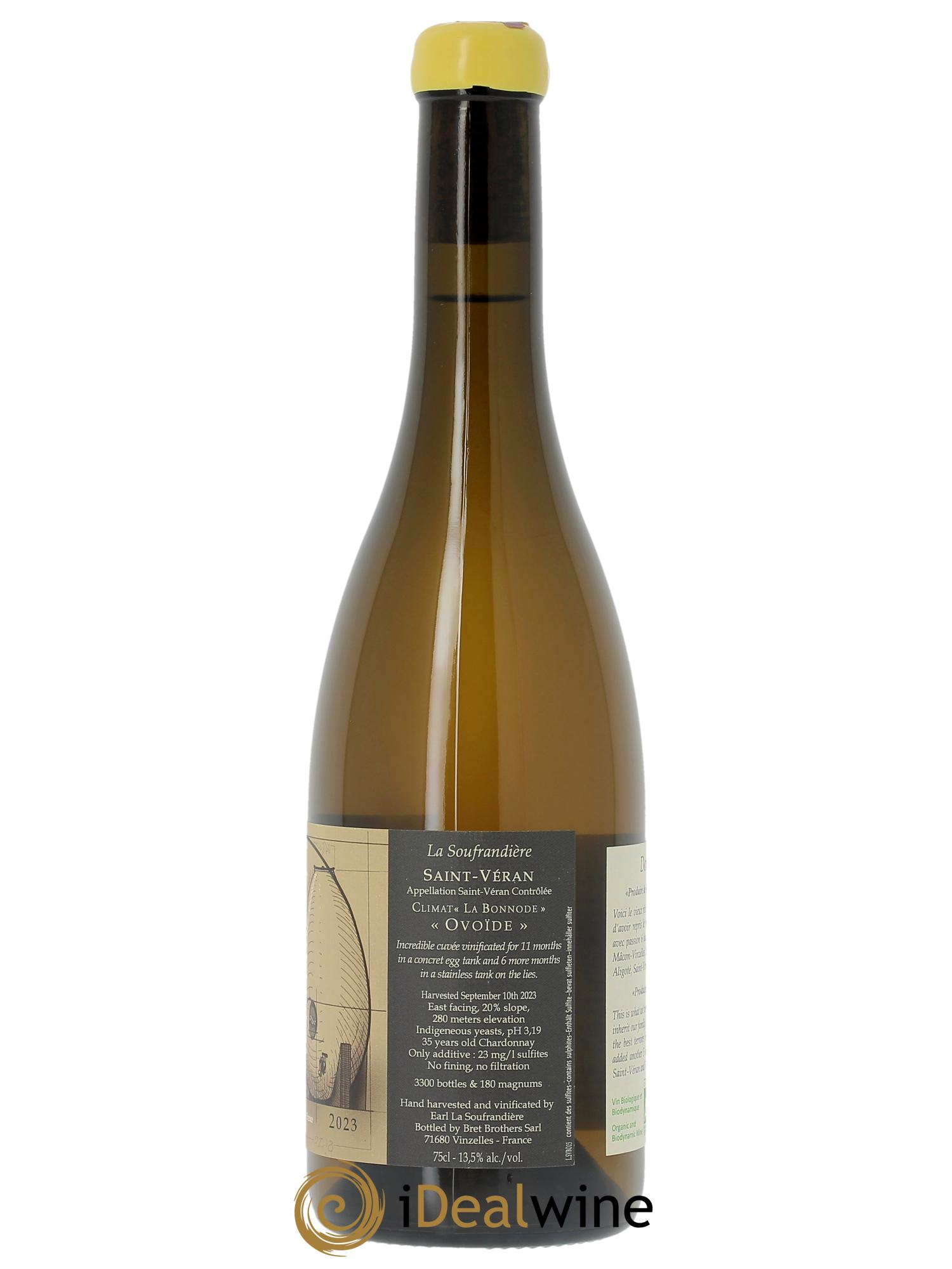 Saint-Véran La Bonnode Cuvée Ovoïde La Soufrandière - Bret Brothers  2023 - Lotto di 1 bottiglia - 2