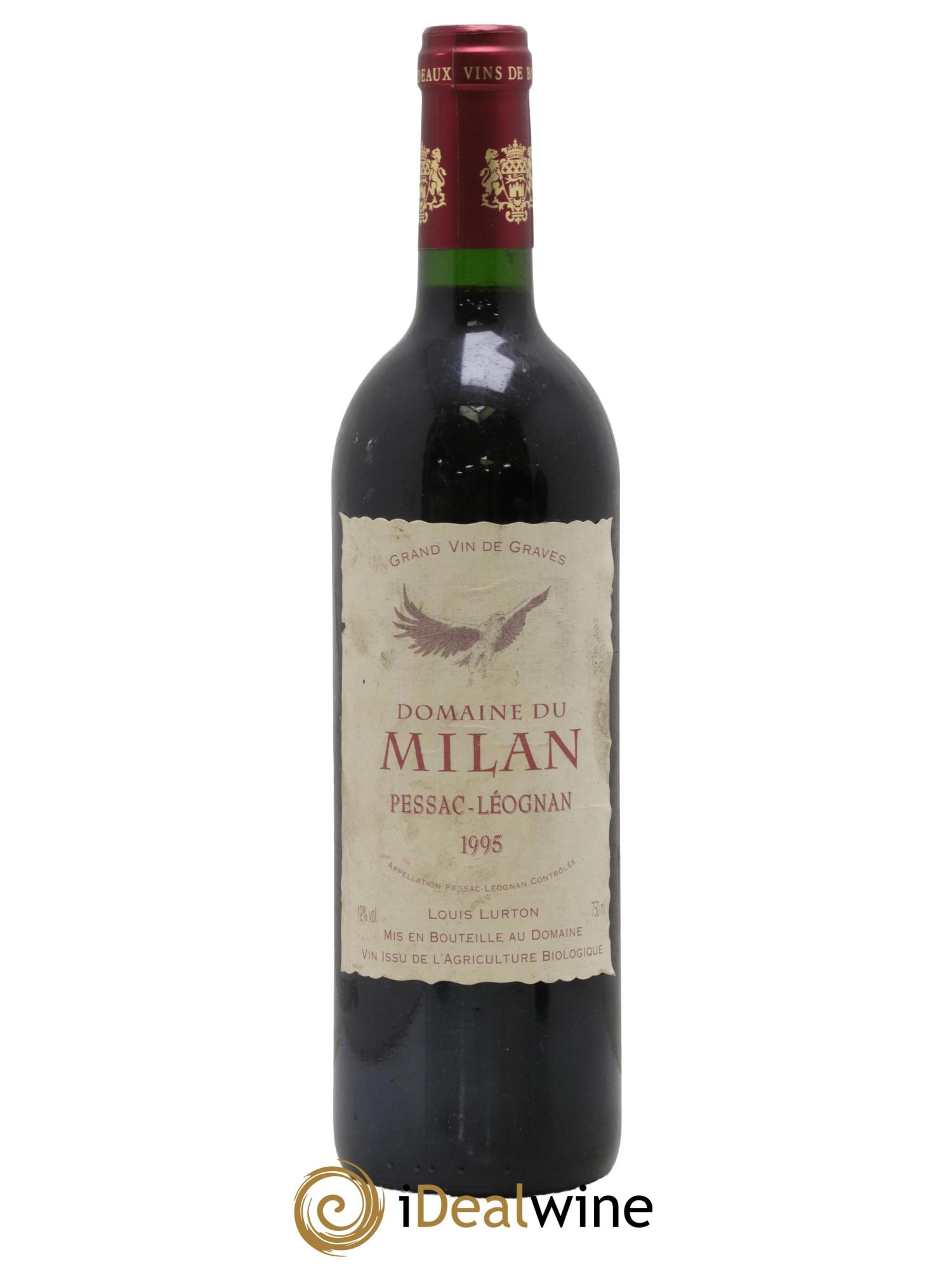 Pessac-Léognan Domaine Du Milan 1995 - Lot de 1 bouteille - 0