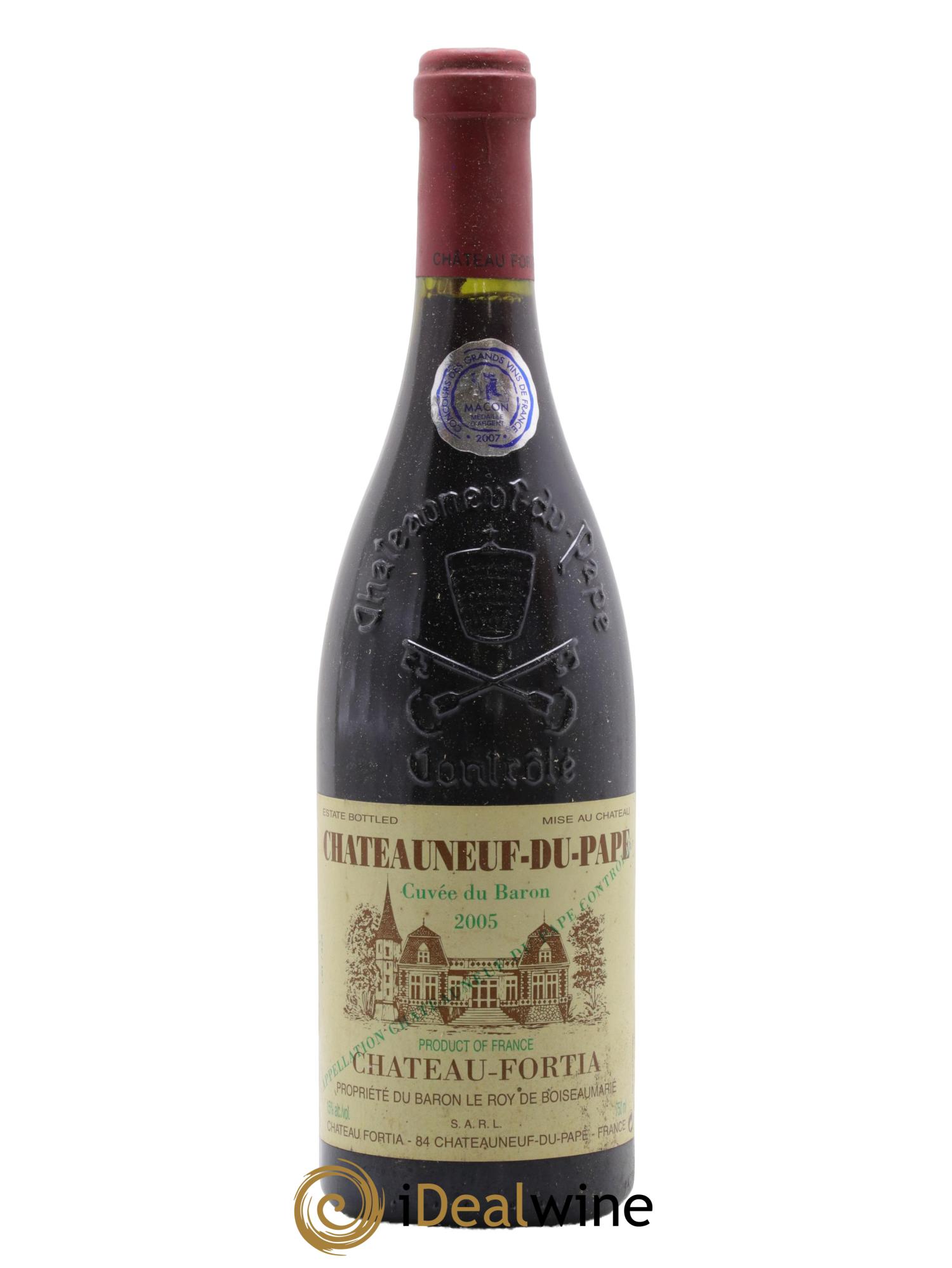 Châteauneuf-du-Pape Cuvee Baron Chateau Fortia 2005 - Lot of 1 bottle - 0