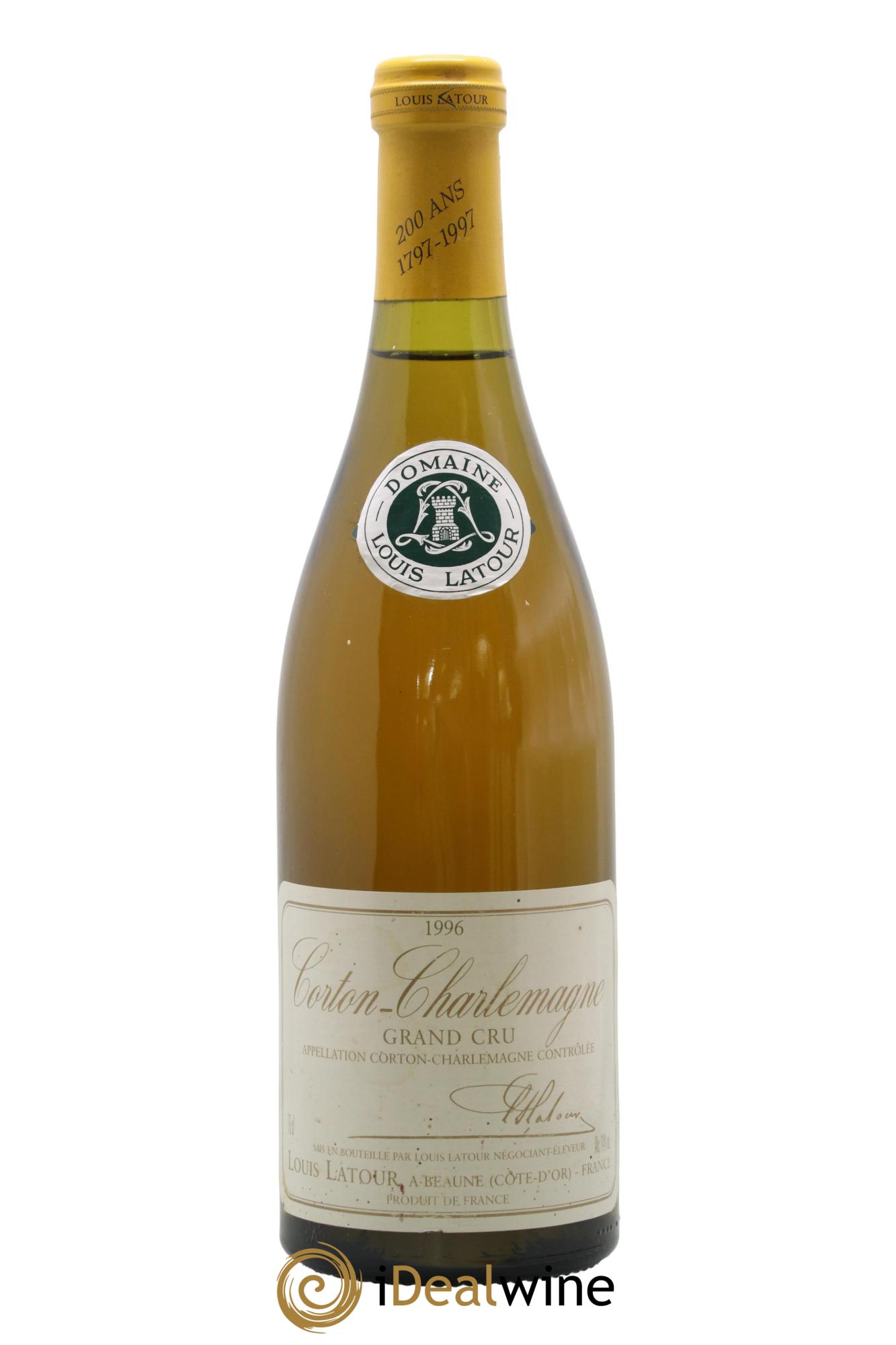 Corton-Charlemagne Grand Cru Louis Latour 1996 - Lot de 1 bouteille - 0