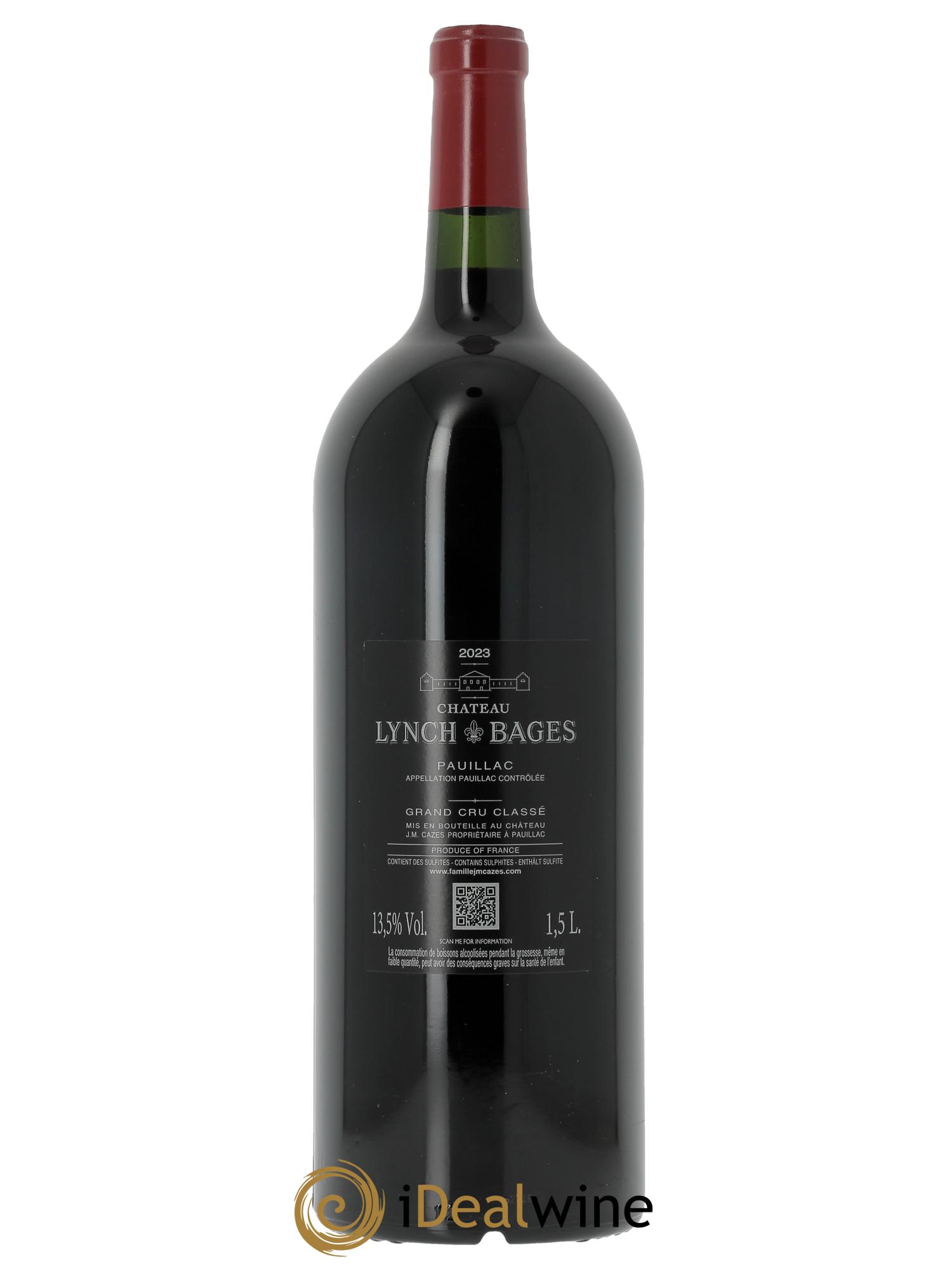 Château Lynch Bages 5ème Grand Cru Classé (CBO à partir de 3 mgs) 2023 - Lot de 1 magnum - 1