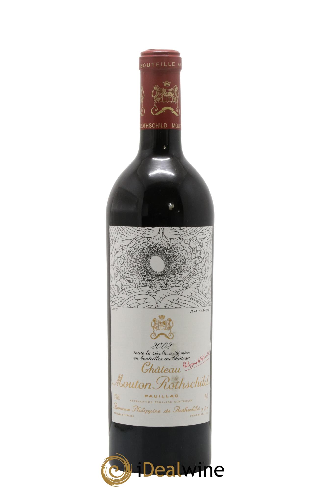 Château Mouton Rothschild 1er Grand Cru Classé 2002 - Lot of 1 bottle - 0