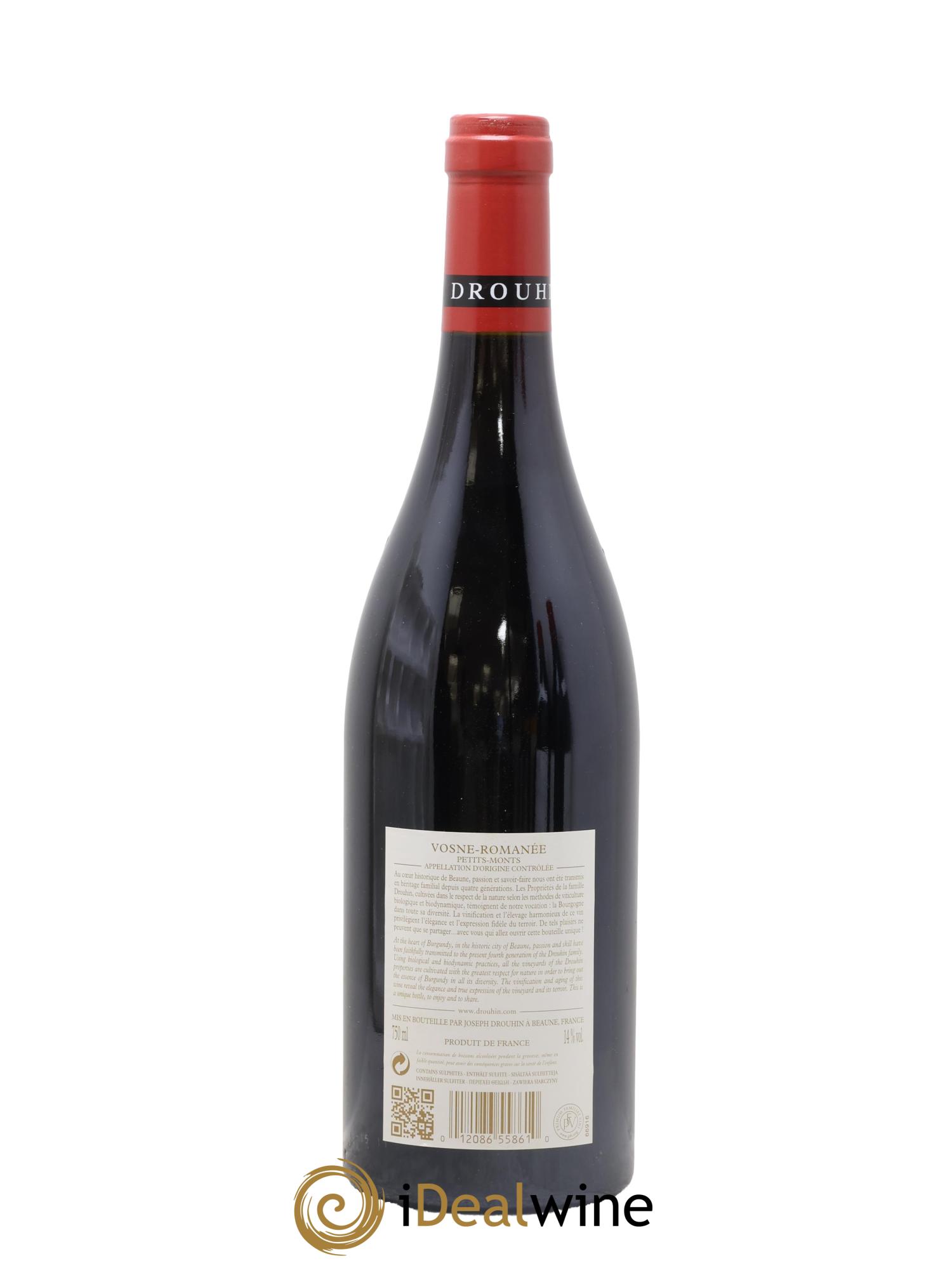 Vosne-Romanée 1er Cru Les Petits Monts Joseph Drouhin 2018 - Lot de 1 bouteille - 1