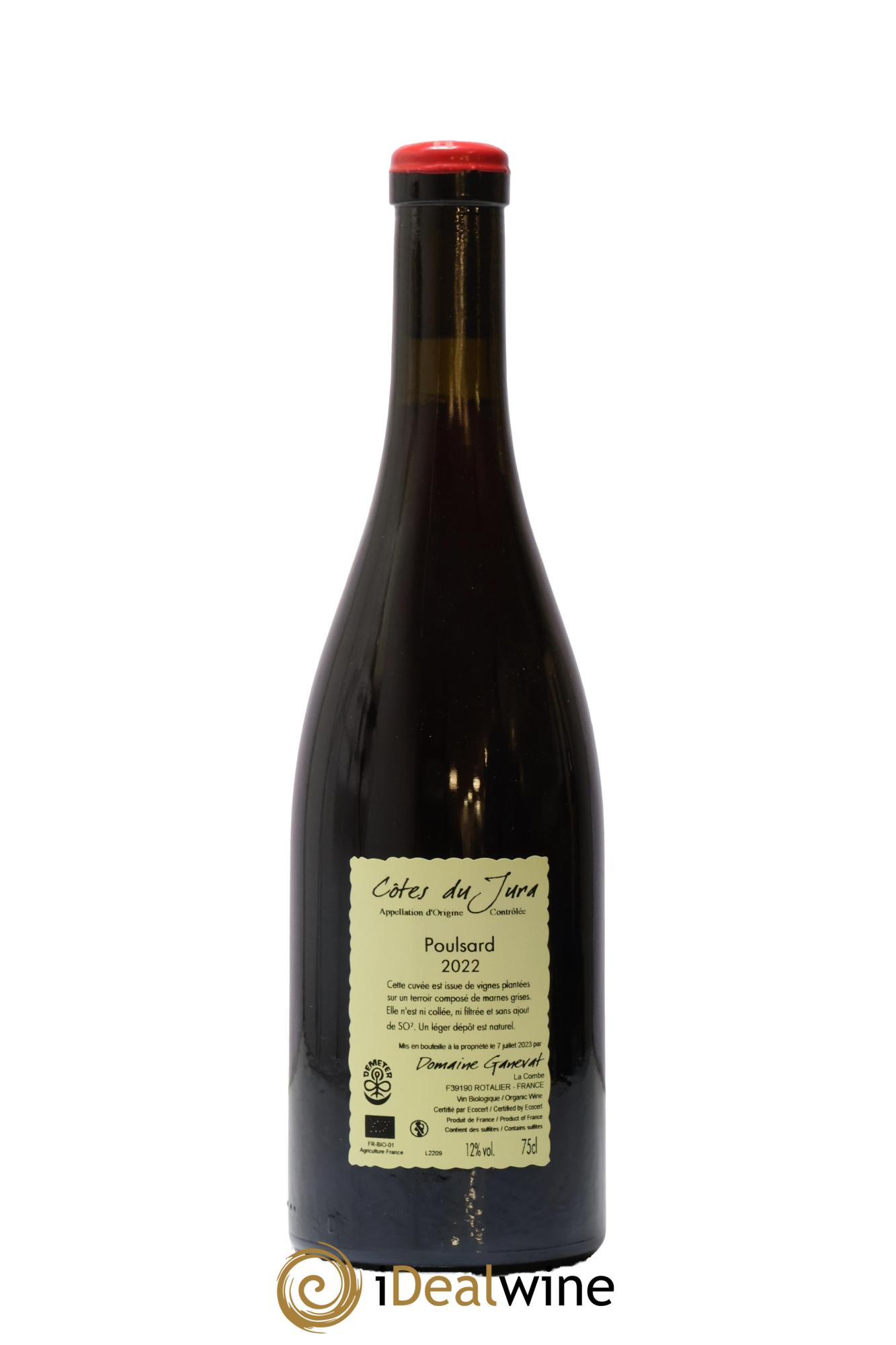 Côtes du Jura Les Chalasses Vieilles Vignes Poulsard Jean-François Ganevat (Domaine)  2022 - Lot of 1 bottle - 1