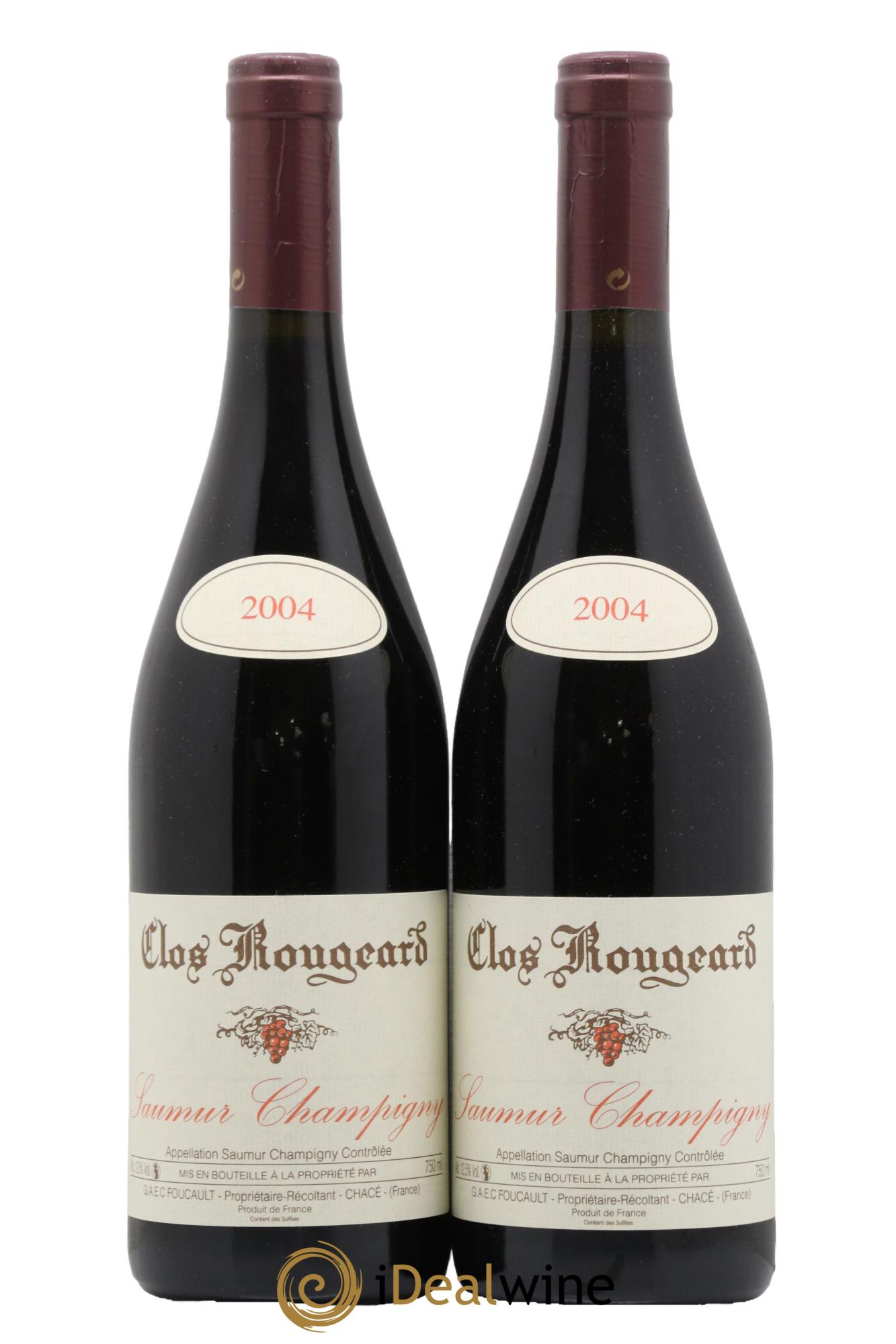 Saumur-Champigny Clos Rougeard 2004 - Lot de 2 bouteilles - 0