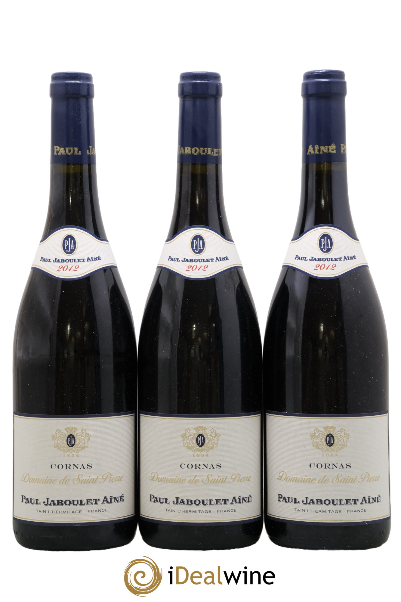 Cornas Domaine de Saint-Pierre Paul Jaboulet Ainé 2012 - Lot de 3 bouteilles - 0
