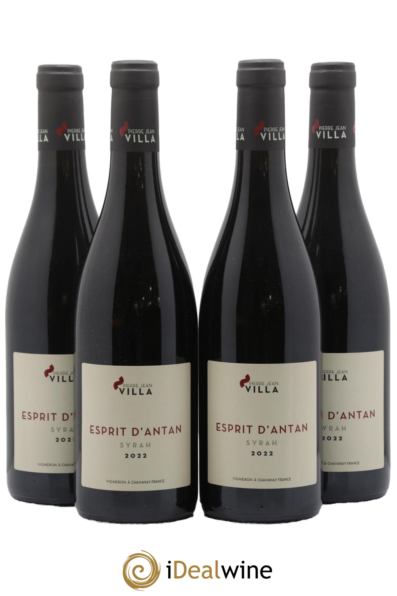 Collines Rhodaniennes Esprit d'Antan Pierre-Jean Villa 2022 - Lot de 4 bouteilles - 0