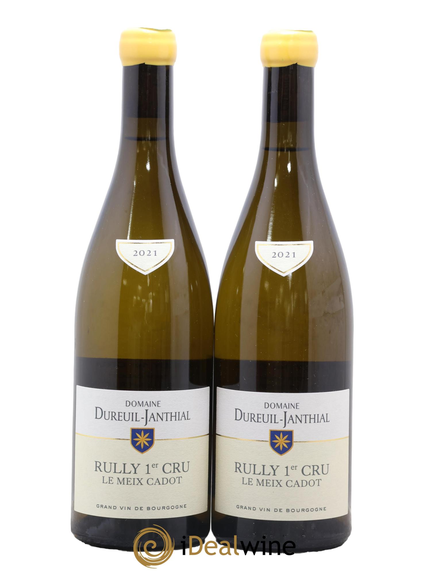Rully 1er Cru Le Meix Cadot Vincent Dureuil-Janthial 2021 - Posten von 2 Flaschen - 0