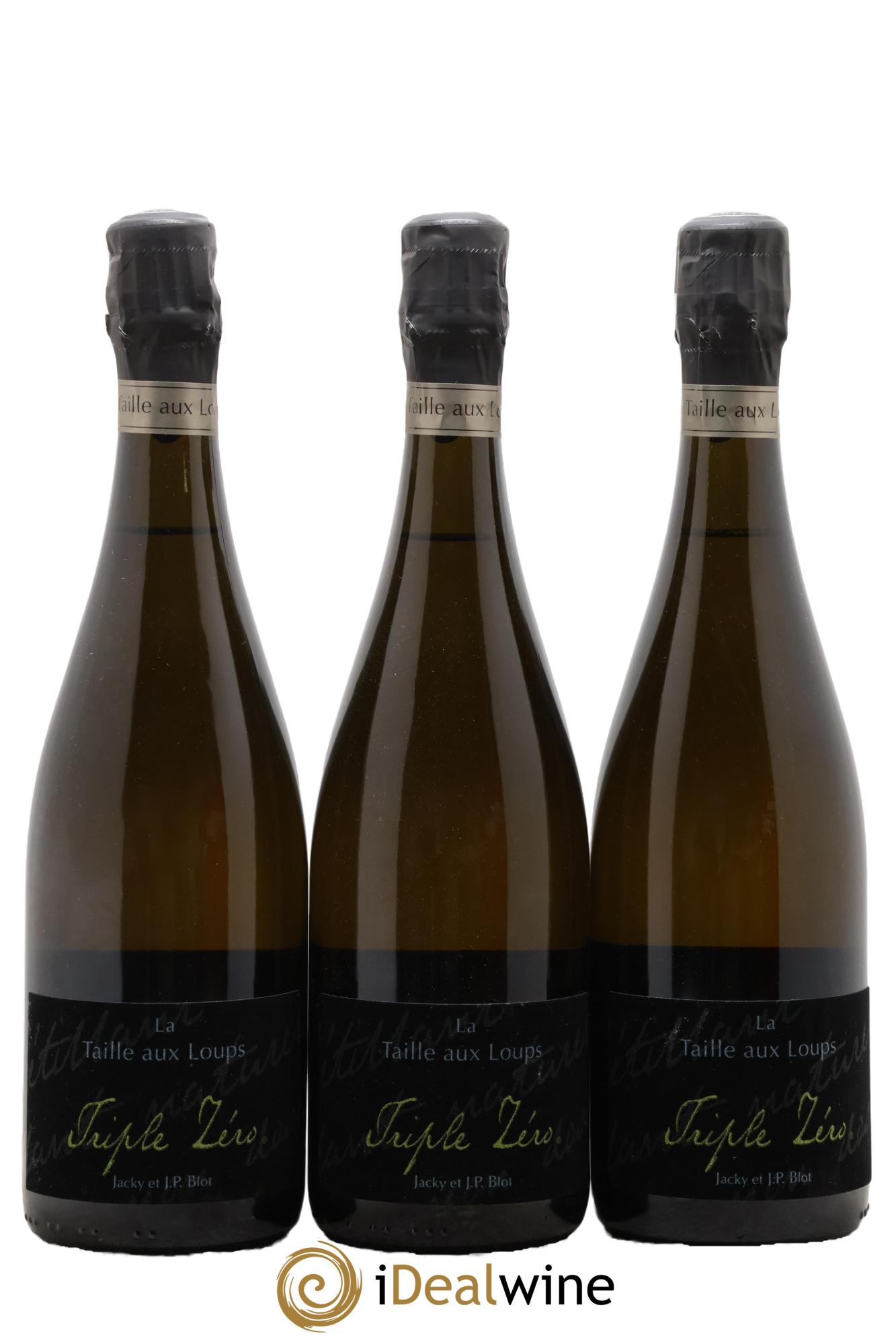 Montlouis-sur-Loire Triple Zéro La Taille aux Loups - Jacky Blot - Lot of 3 bottles - 0