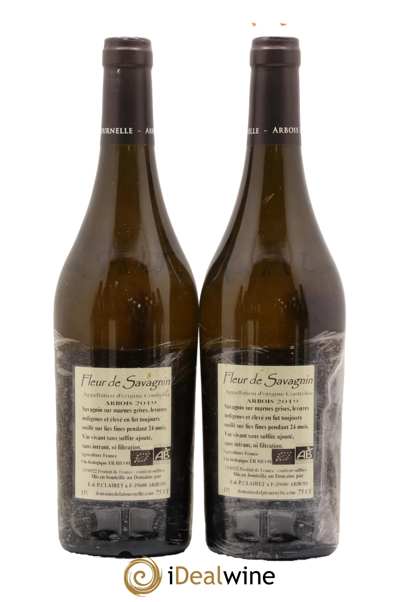 Arbois Fleur De Savagnin Domaine de la Tournelle 2019 - Lot of 2 bottles - 1