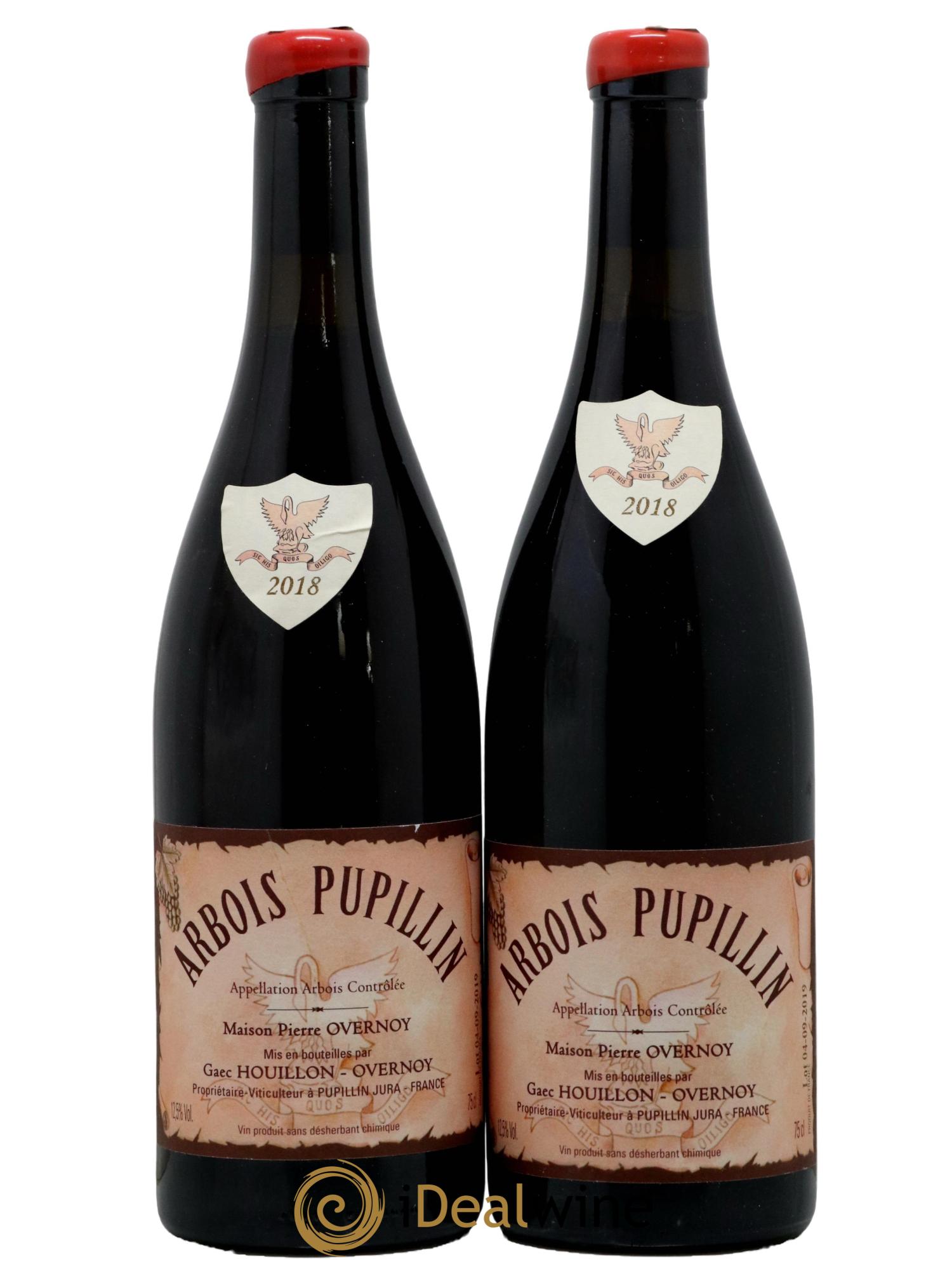 Arbois-Pupillin Poulsard (cire rouge) Overnoy-Houillon (Domaine) 2018 - Lot de 2 bouteilles - 0